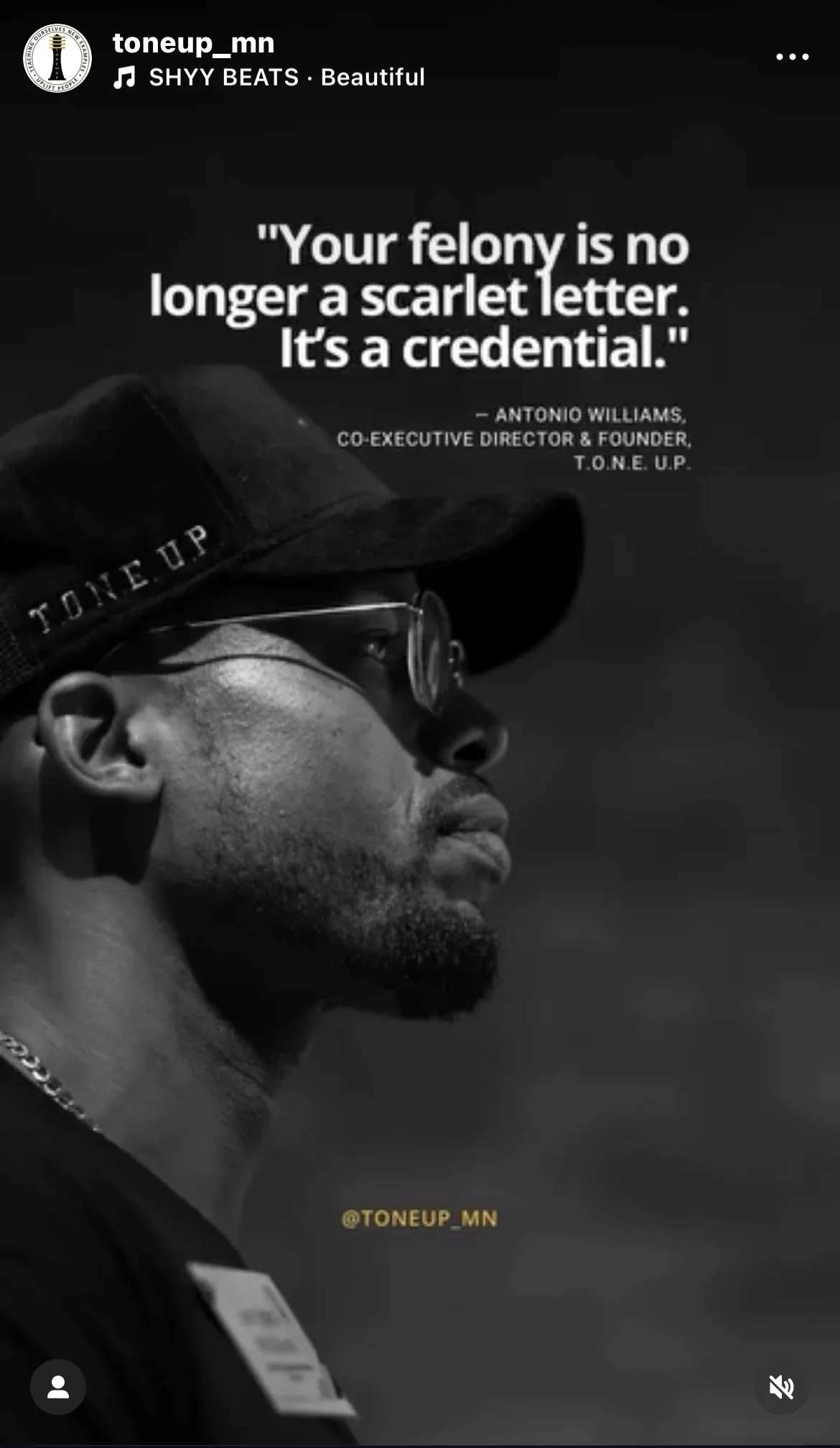 antonio williams founder and executive director of tone up mn reentry services