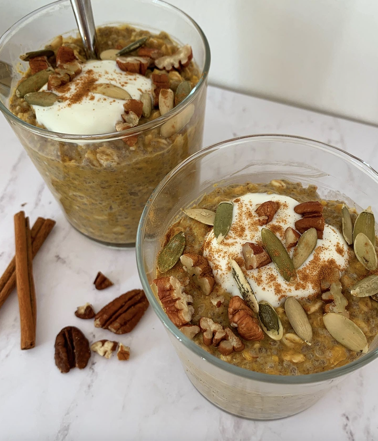 Pumpkin Spice Overnight Oats