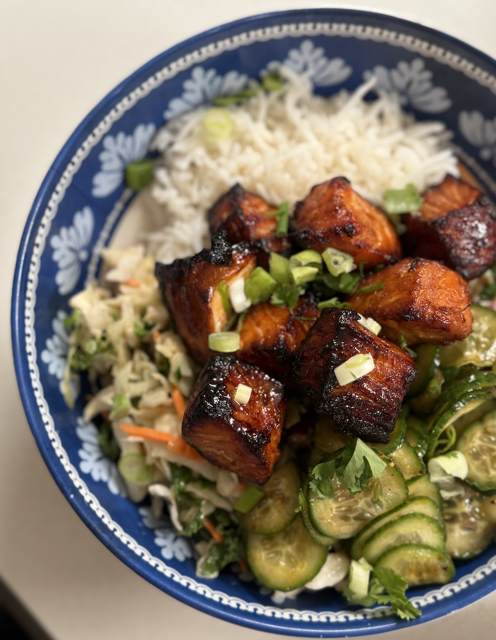 Japanese BBQ Salmon Bowls