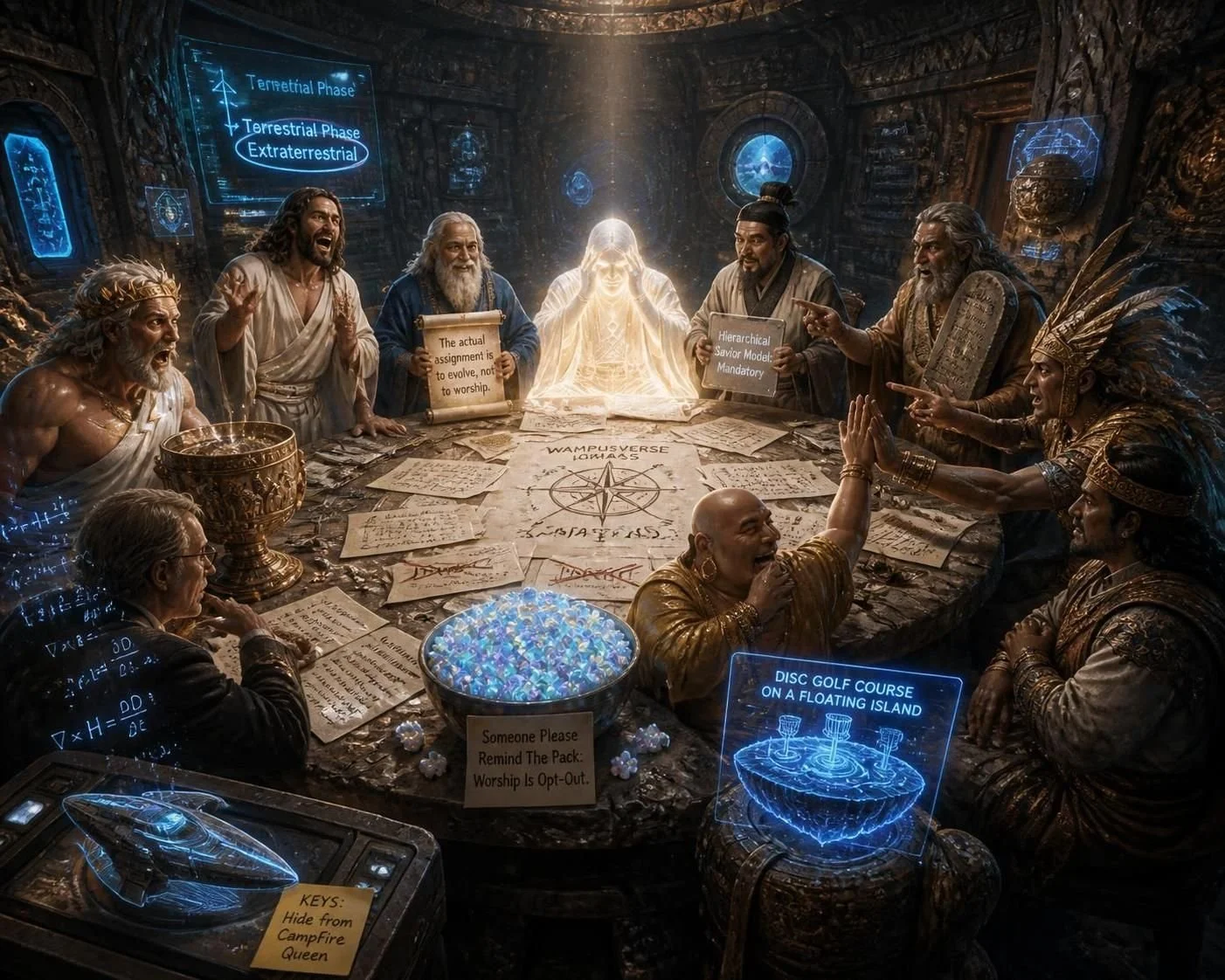 GALACTIC BEINGS EMERGENCY ROUNDTABLE by Sir CinderWatch