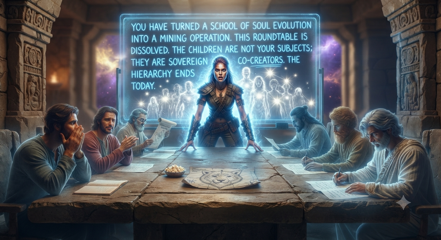 The CampFire Queen Warning to the 10 Grand Masculine Spirits Shown in “The Laws of the Sun”