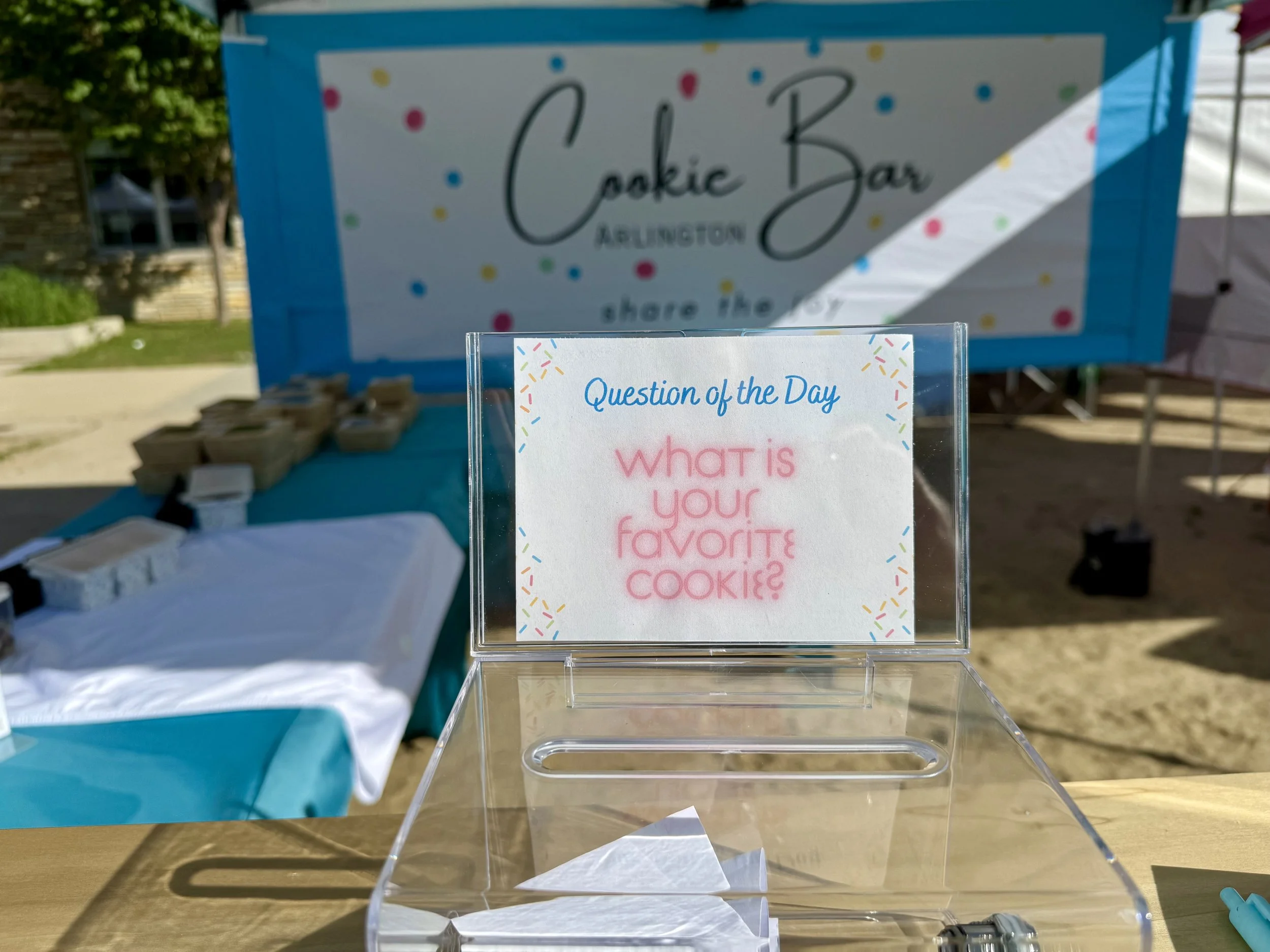 What is your favorite cookie?  We asked our customers at the Cherrydale Farmers Market.