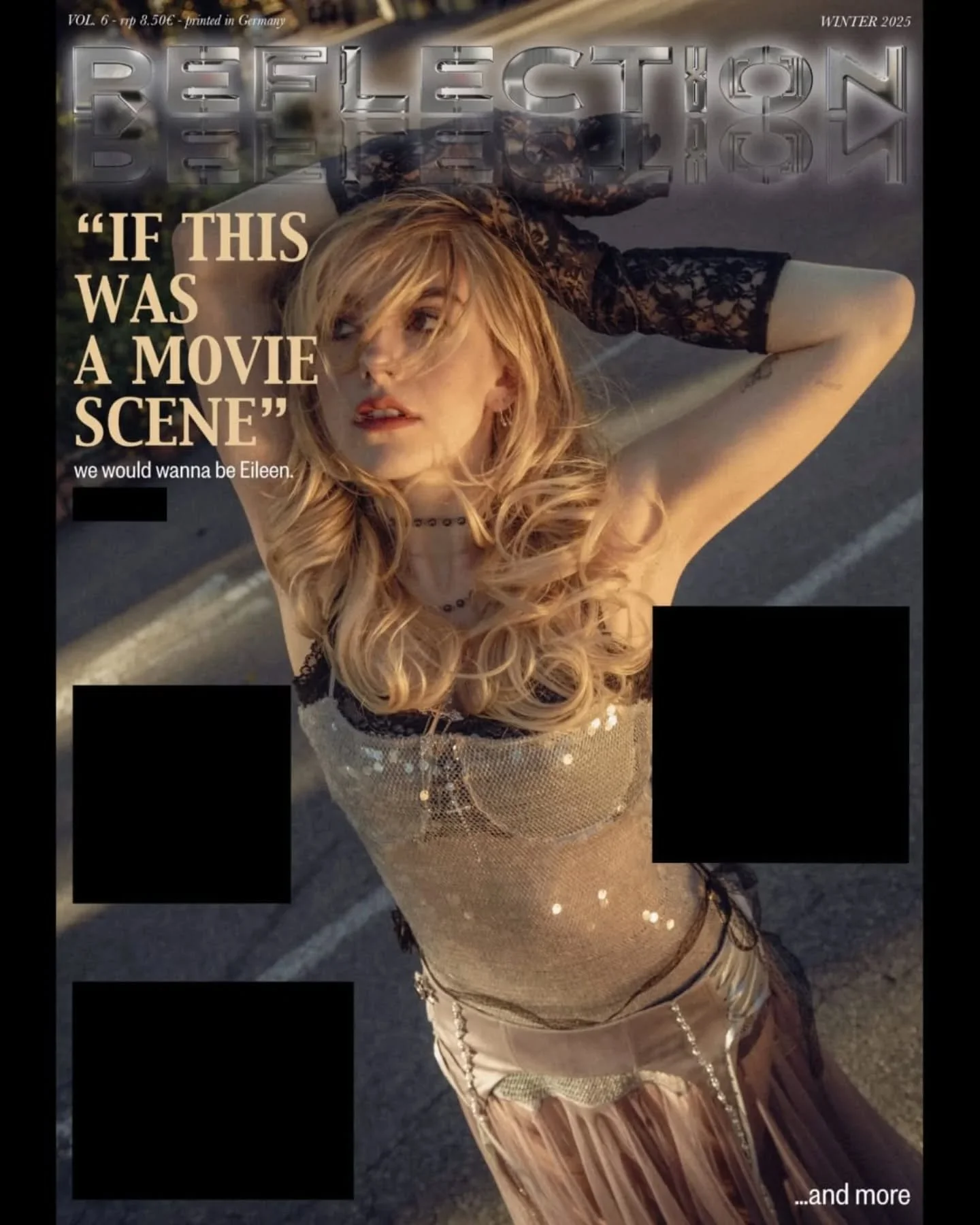 We couldn't be more thrilled to announce the fabulous, long awaited @eileenalister, as the cover star for REFLECTION Vol. 6!

 - the physical magazine (including interviews with many other artists, plus articles on music culture etc) will be shipping