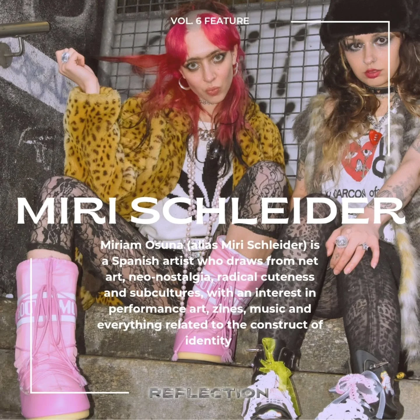 The project @mirischleider is positioned at the intersection between commerce, activism + art; understanding second-hand clothing as both medium + message by reclaiming consumption and content creation as an act of storytelling. Central to the projec