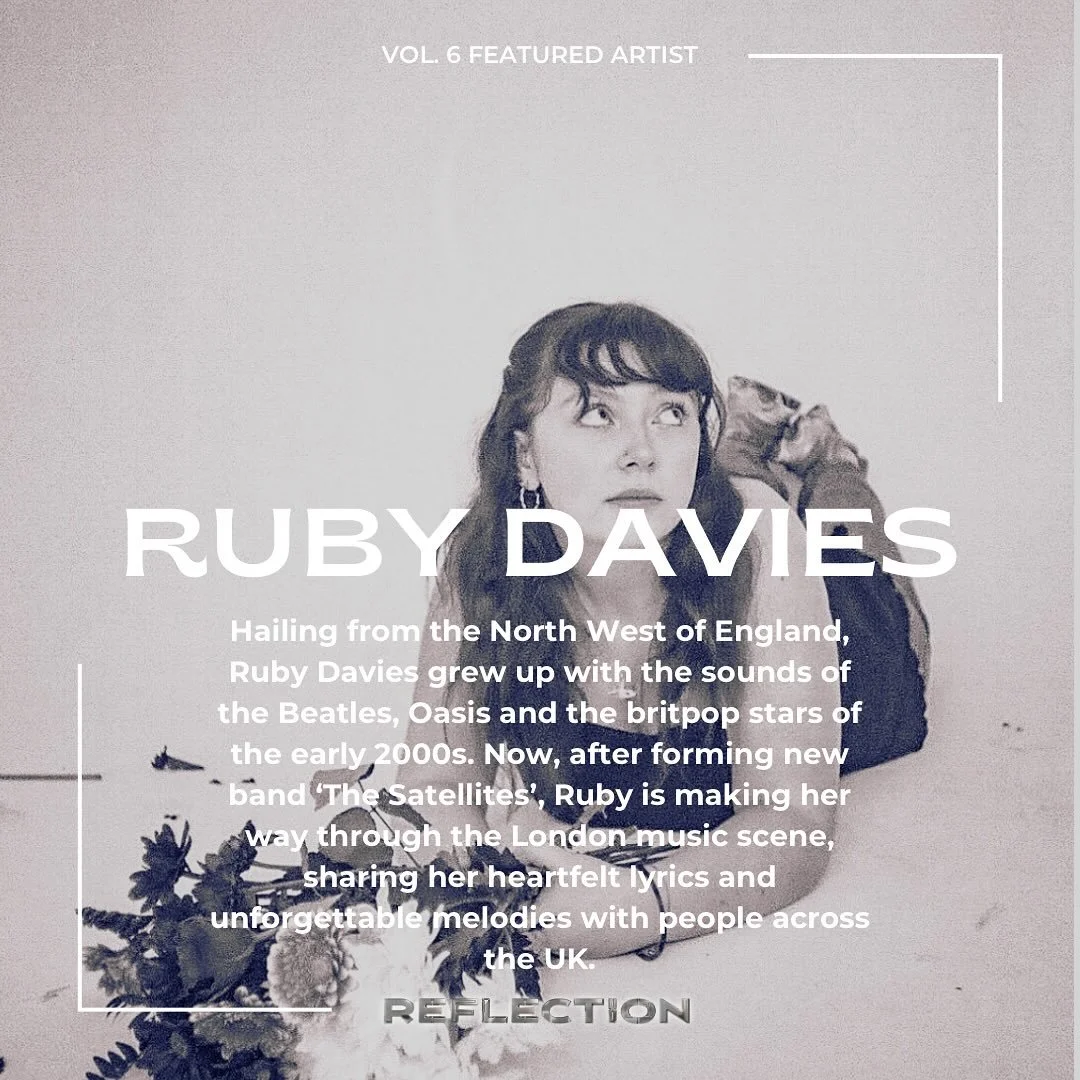 Link in bio/story

Meet our final VOL.6 artist, @rubydaviees! Hailing from the North West of England, Ruby Davies grew up with the sounds of the Beatles, Oasis and the britpop stars of the early 2000s. Now, after forming new band &lsquo;The Satellite