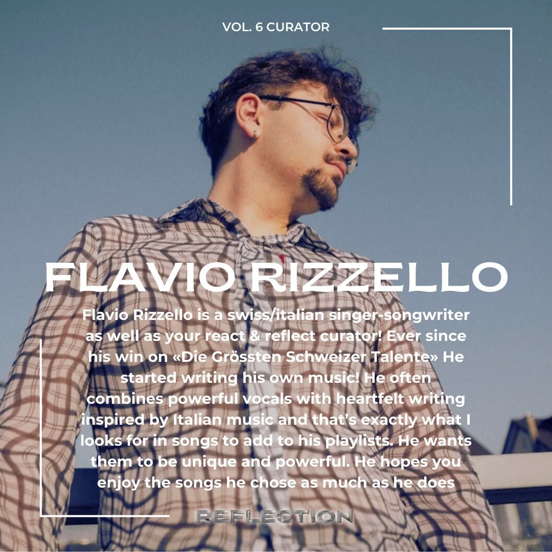 GOT YOU THERE HEHEHE! Our actual final artist for VOL.6 is none other than the ICONIC @flaviorizzello! A joy to talk to, and amazing vocalist, Flavio took over our iconic #reactandreflect article!