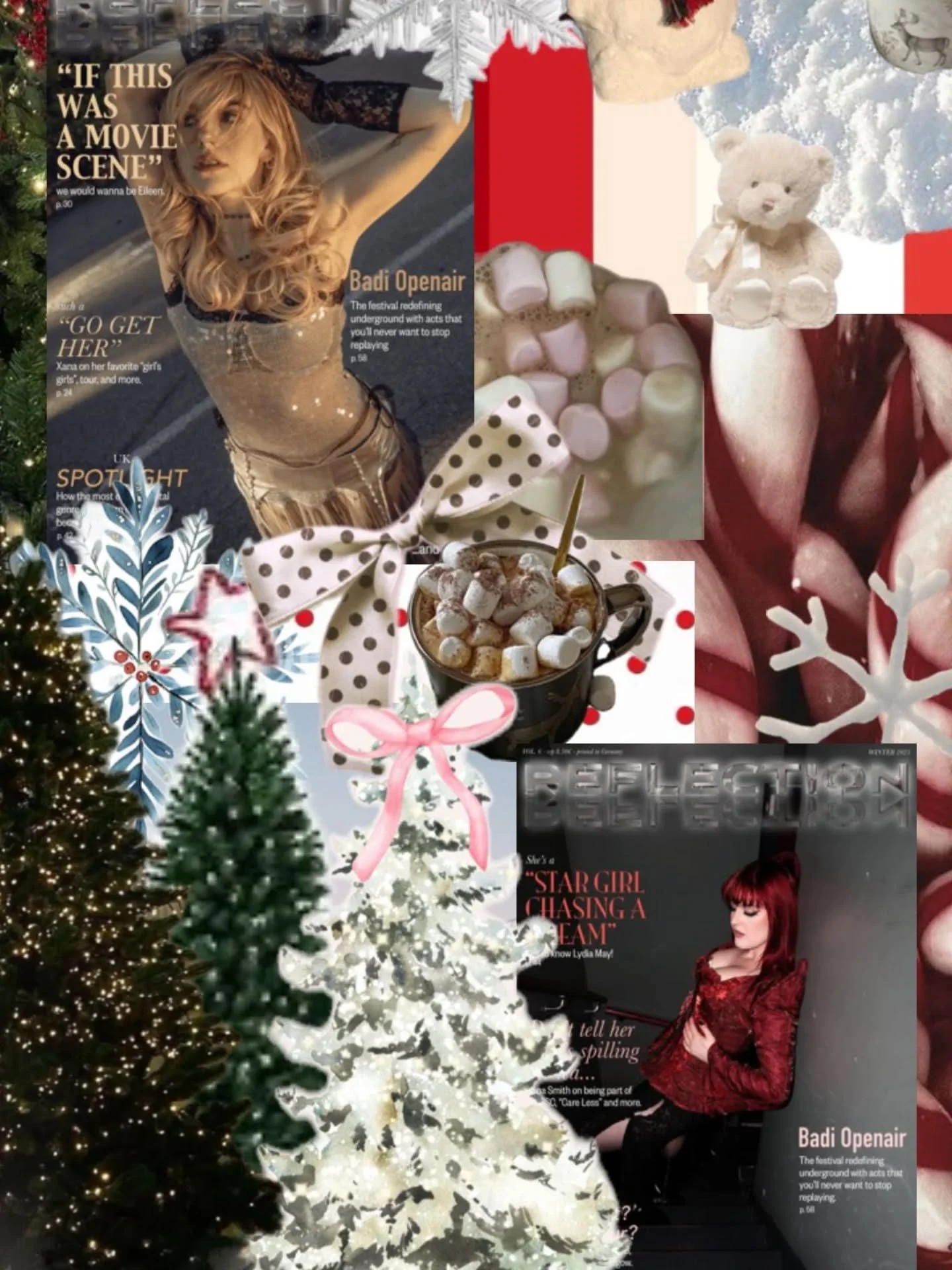 Christmas is just around the corner and REFLECTION is feeling very wintery... Surprise coming in later 🤫

#reflection #reflectionmagazine #surprise #christmas