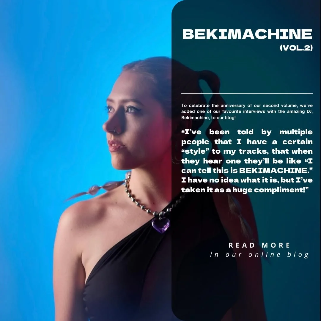Happy anniversary to VOL.2! To celebrate, we&rsquo;ll be uploading interviews from the print copy all month long! First up is @bekimachine, a UK based DJ! Link to read in bio and story!