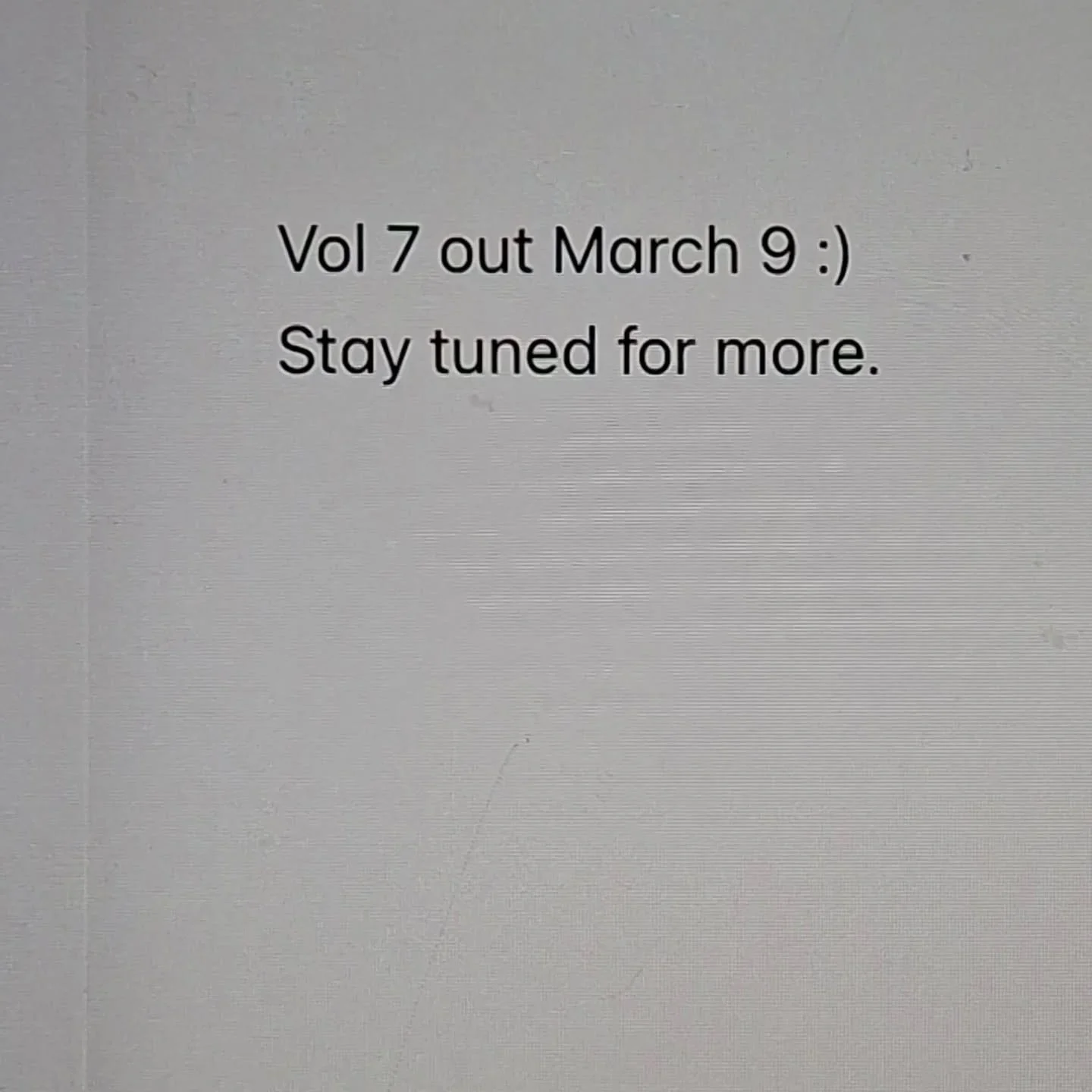 Vol. 7 is coming out on March 9
Stay tuned to know about all our features, extras and new updates for this issue... :)

#reflection #vol7 #musicmagazine
