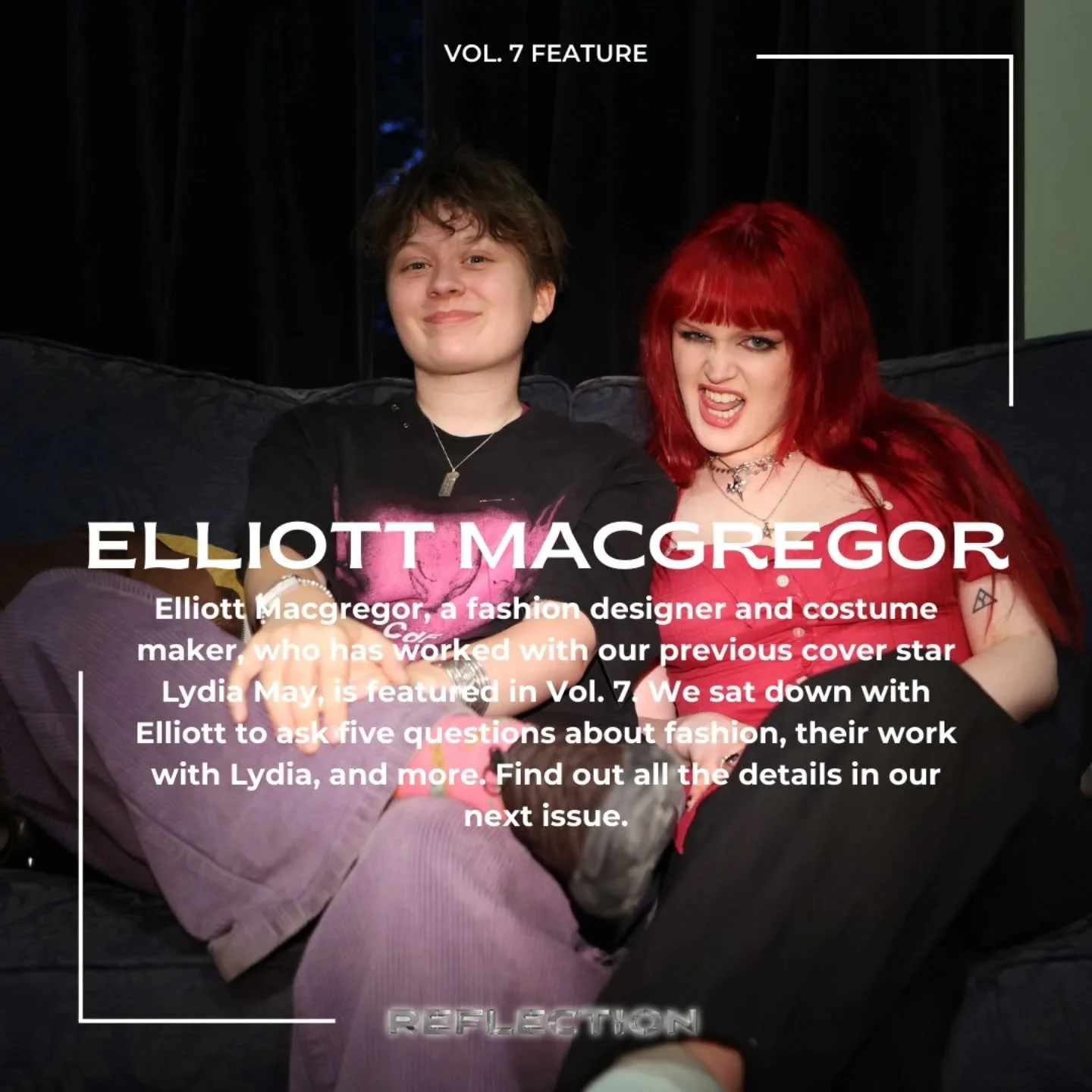 We caught up with fashion designer and costume maker Elliott MacGregor, the creative mind behind multiple looks for our PREVIOUS cover star Lydia May. They answered 5 burning questions about fashion, their work with Lydia, and more. You don&rsquo;t w