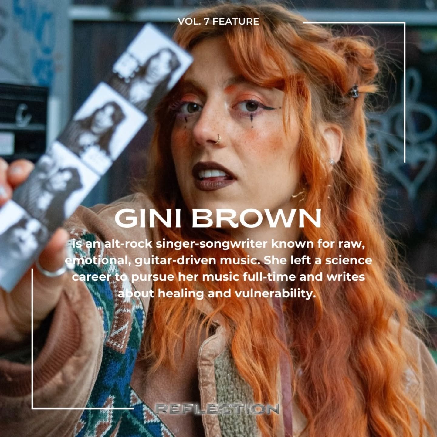 Alt-pop girls and pop-rock lovers, this one's for you. The swiss singer-songwriter @ginibrownmusic is featured in our next issue. In her songs she is turning vulnerability into power. After leaving a science career to chase music full-time, she write