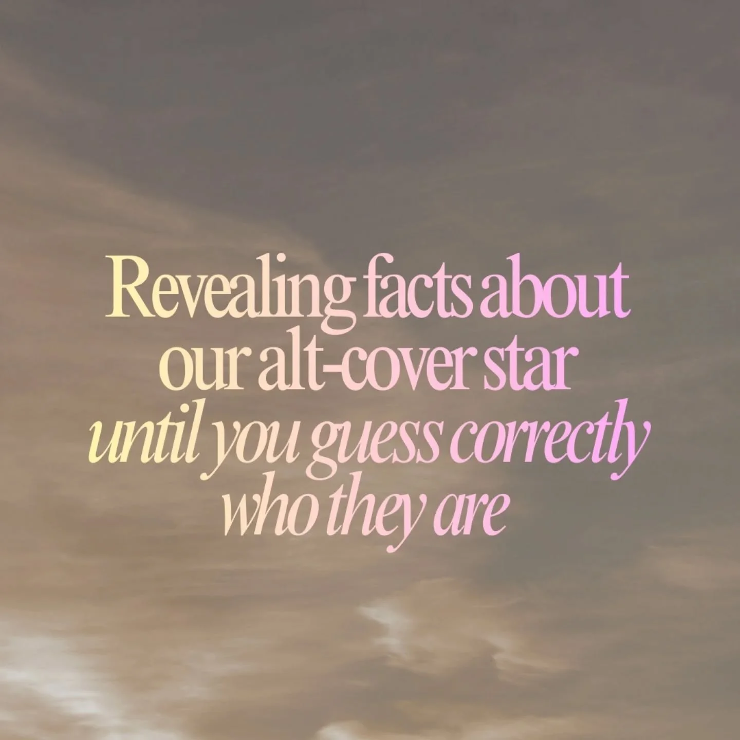 Drop your guesses in the comments so we can reveal the alt-cover star ⭐

#reflection #reflectionmagazine #coverstar #musicmagazine #popmusıc