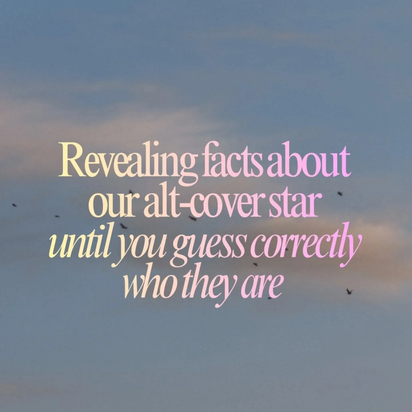 Revealing facts about our next cover star until YOU guess correctly who they are! Think you already know? Drop your guesses in the comments. 

#reflection #reflectionmagazine #musicmagazine