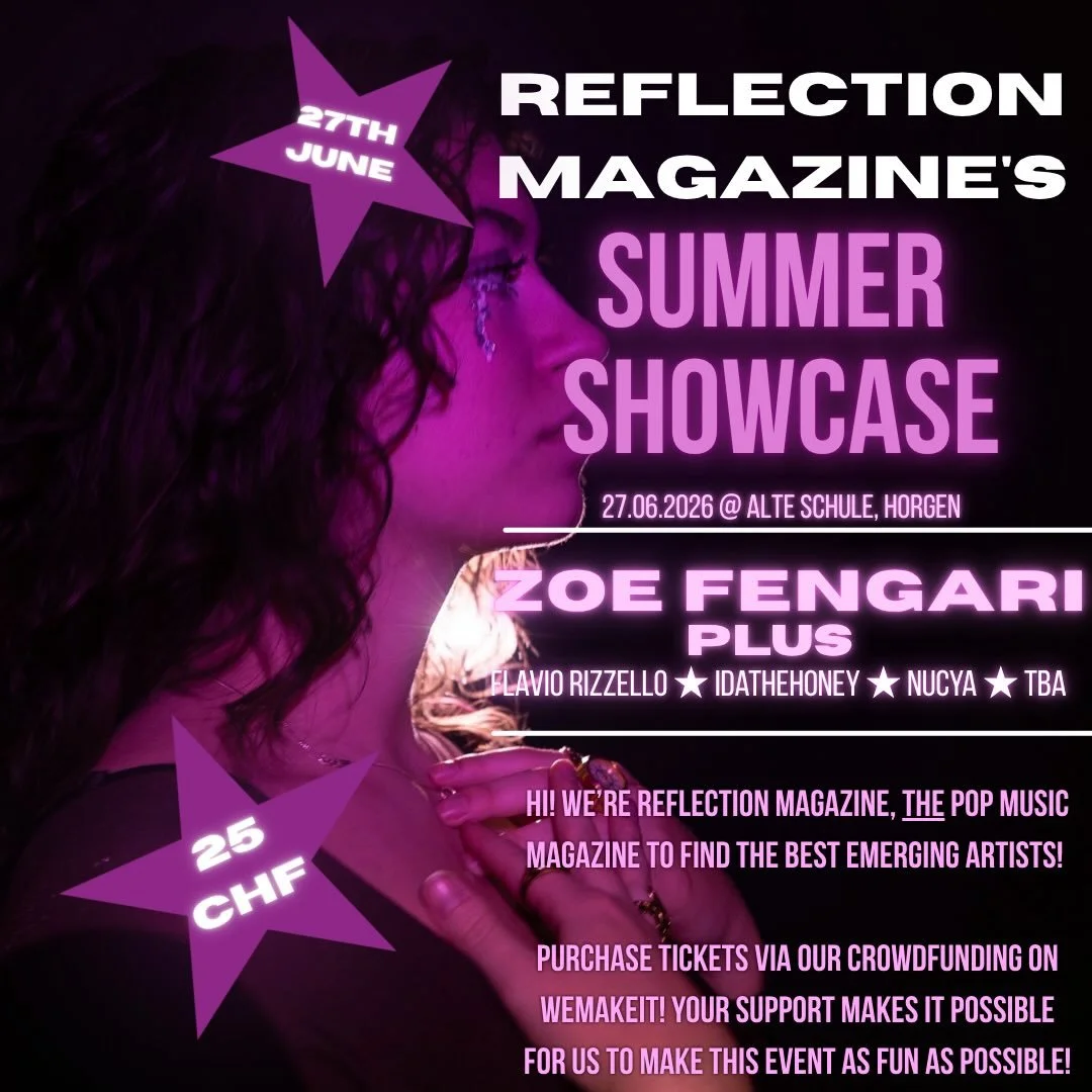 Our fourth artist for our summer showcase is none other than the iconic @zoefengari ! Tickets to the showcase in Horgen, Z&uuml;rich can be bought through the crowdfunding in our bio.

Additionally, 4 more artists await you, plus fun workshops!

Zoe 