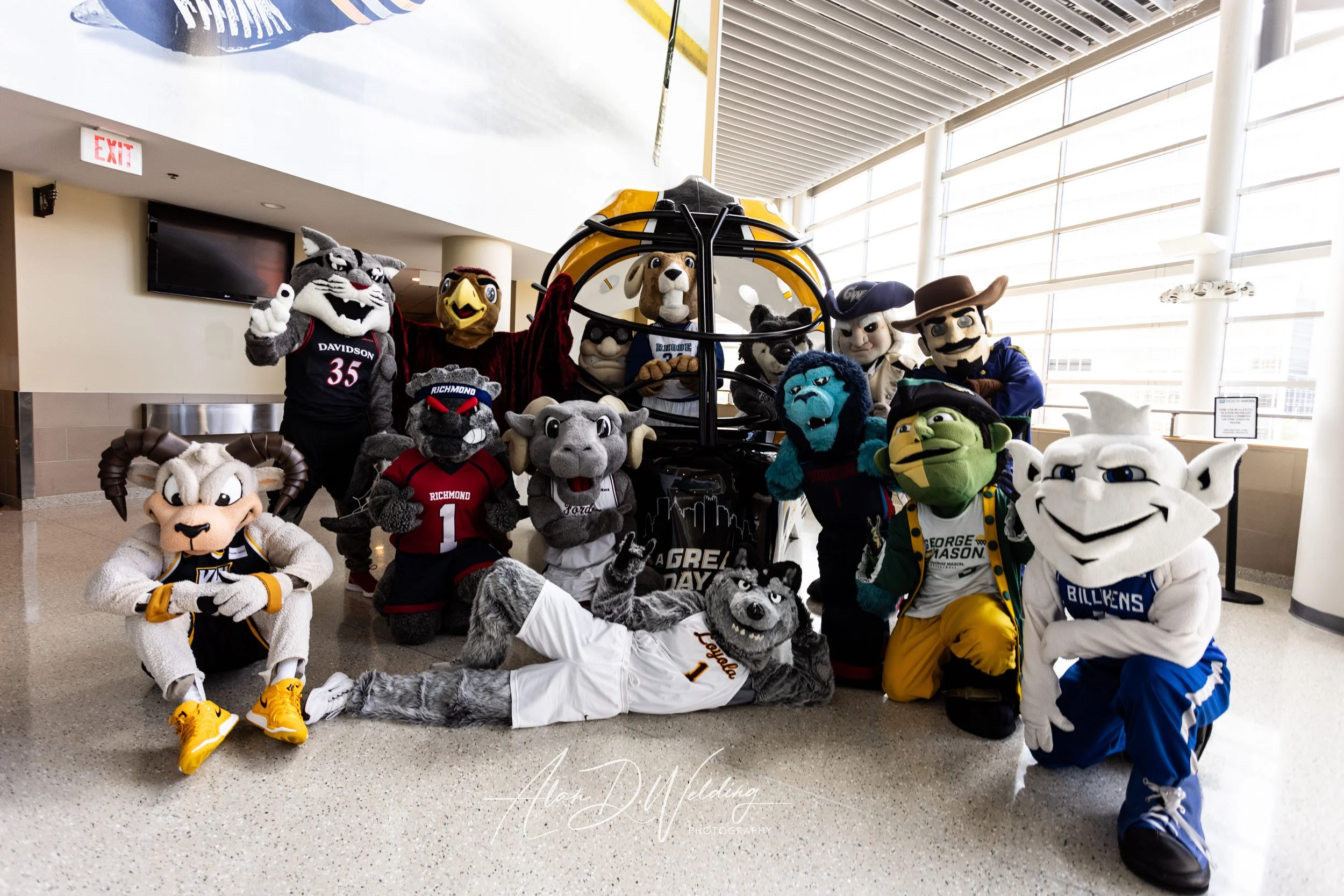 Atlantic 10 Mascots 2025