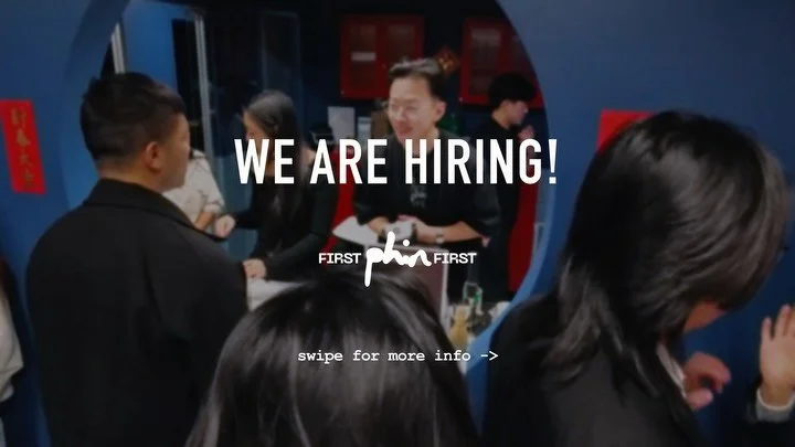 Join our team! We are hiring for our Part-Time Coffee Cart Event Crew

If this sounds like you, email us your resume &amp; a short intro about yourself: hello@firstphinfirst.com
