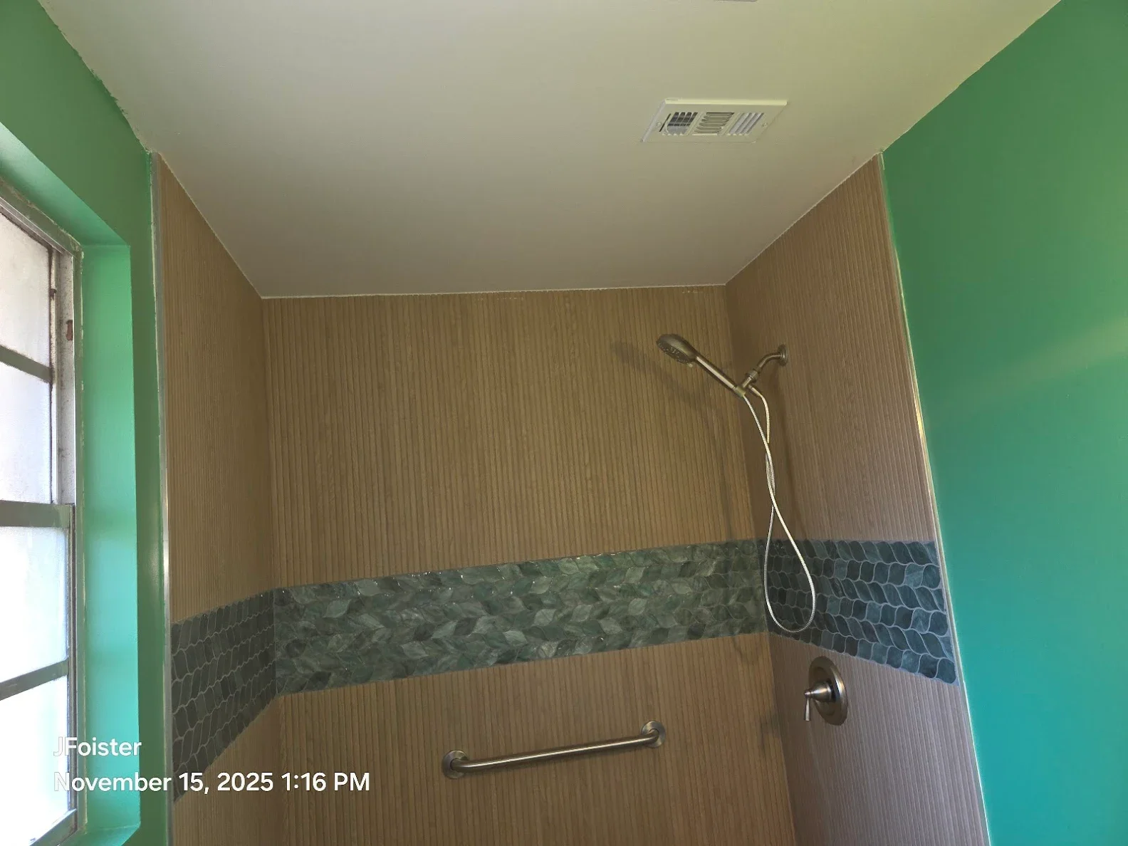 Upgraded plumbing system for bathroom renovation project