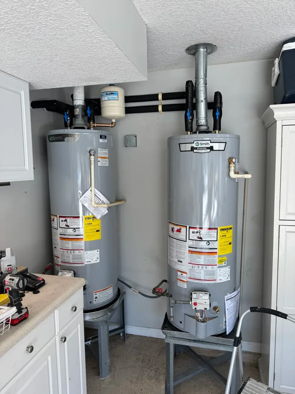 Reliable replacement of a leaking 50-gallon water heater in Clay County by a family-owned LLC.