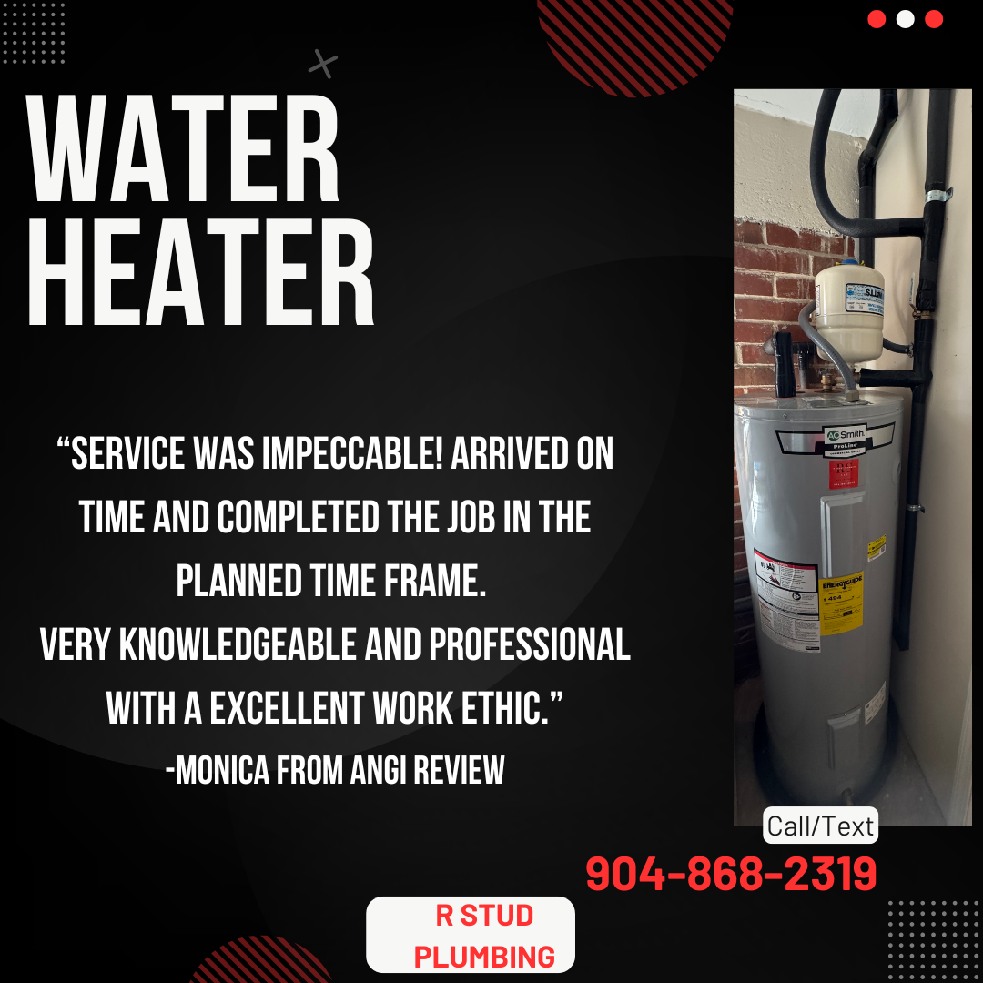 Fast water heater replacement for a real estate closing in Jacksonville with a workmanship warranty.