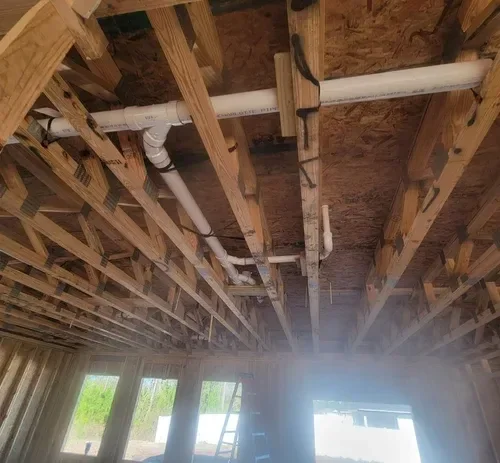 Pipe installation for new builds