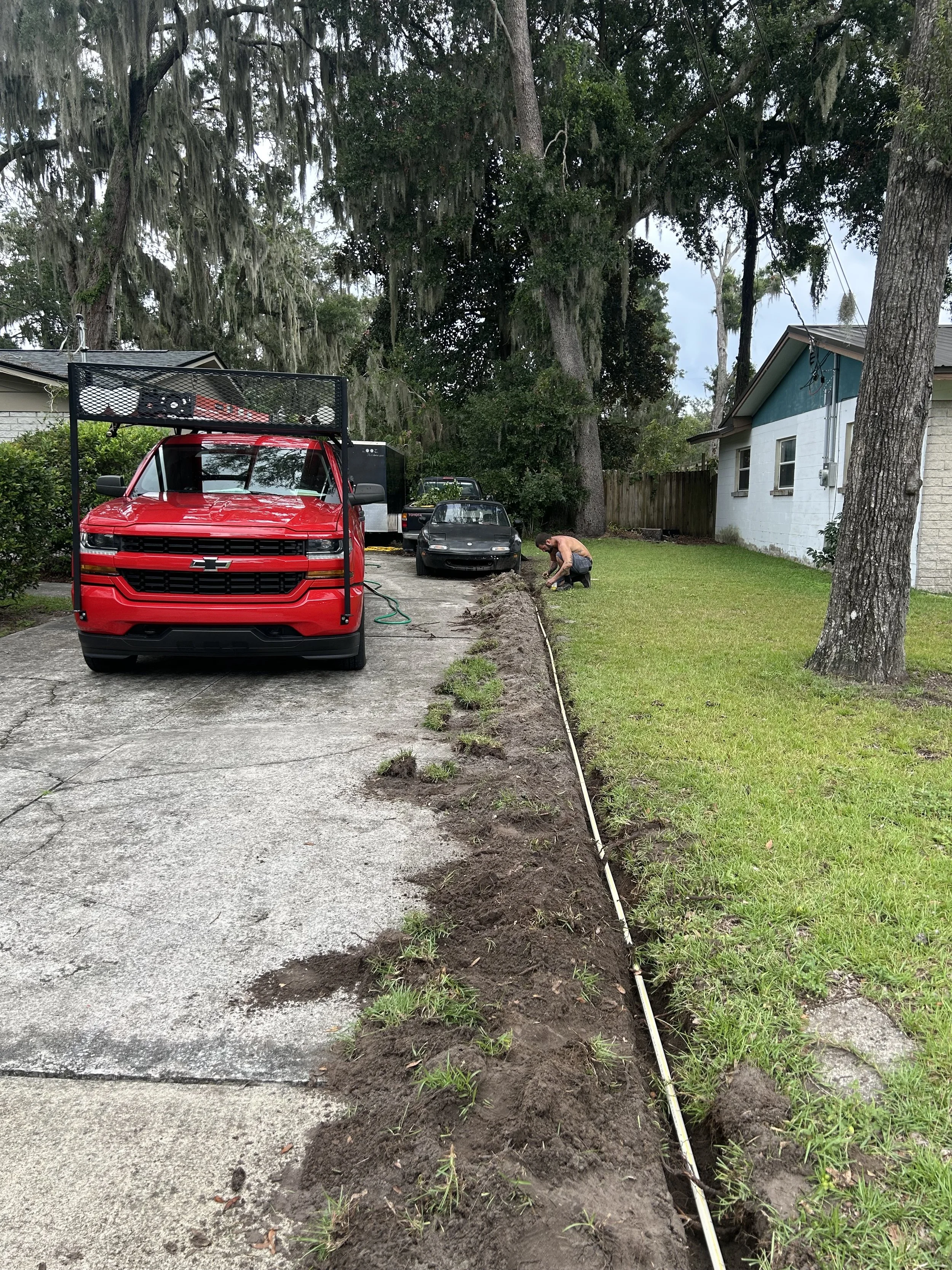 Code-compliant JEA water service connection and meter box plumbing in Jacksonville, FL