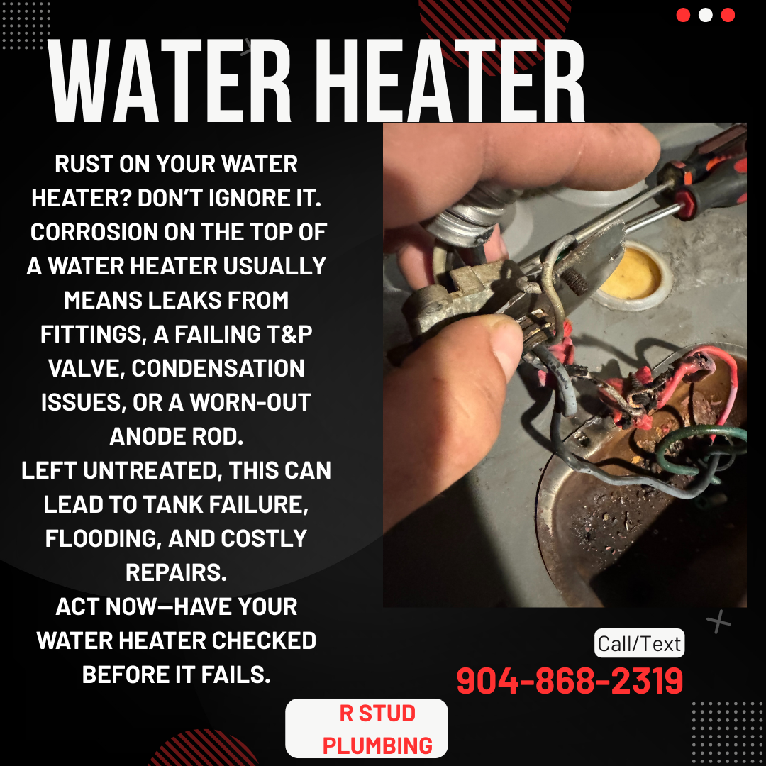 Smart diagnostic and repair of 50-gallon water heater heating elements in Duval County.