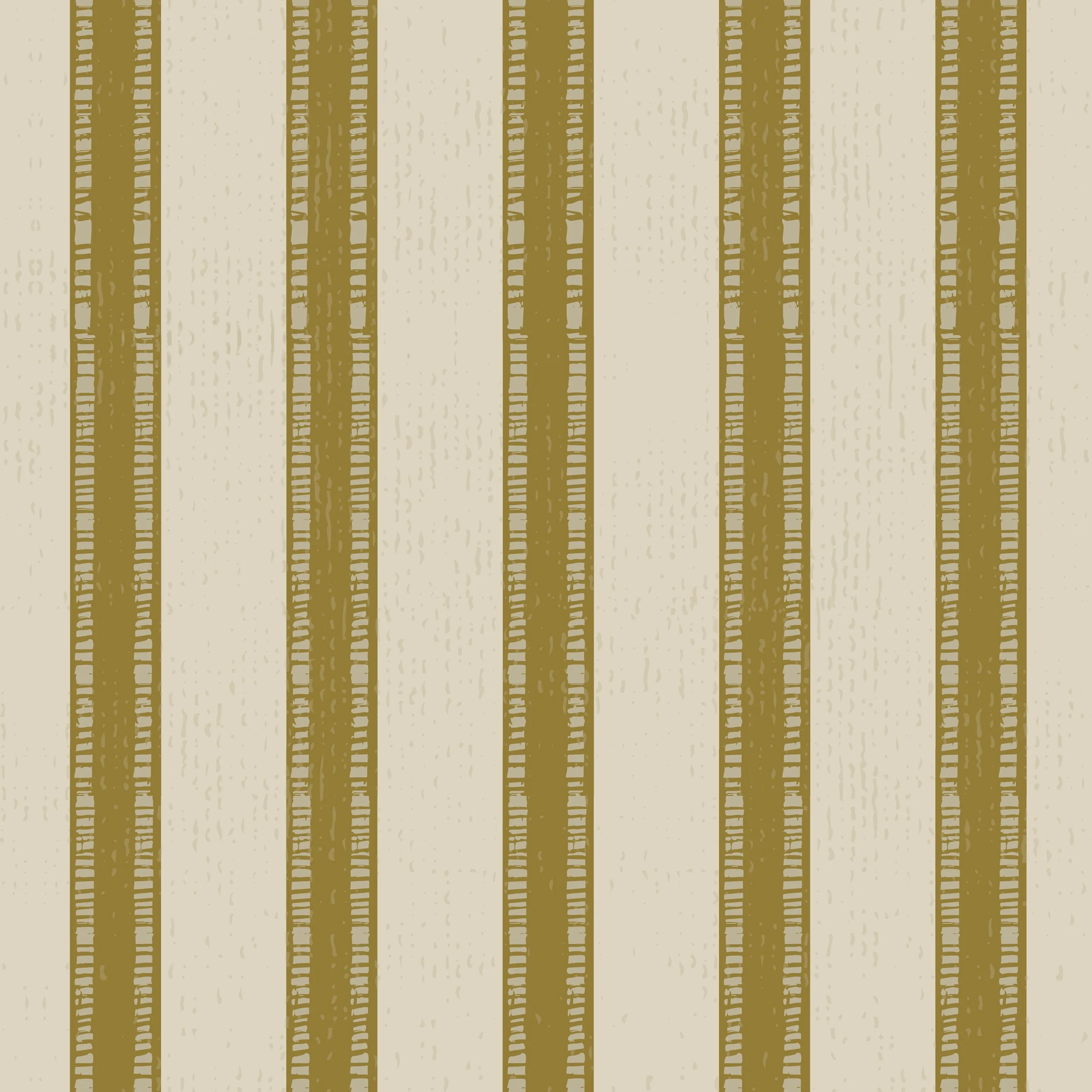 Nocturne Ticking Stripe Olive