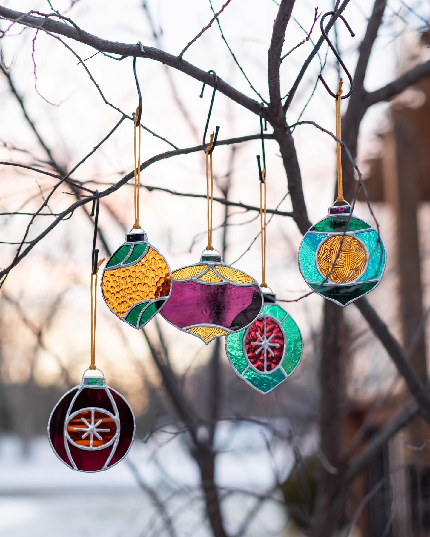 Christmas Retro Reflector Ornament