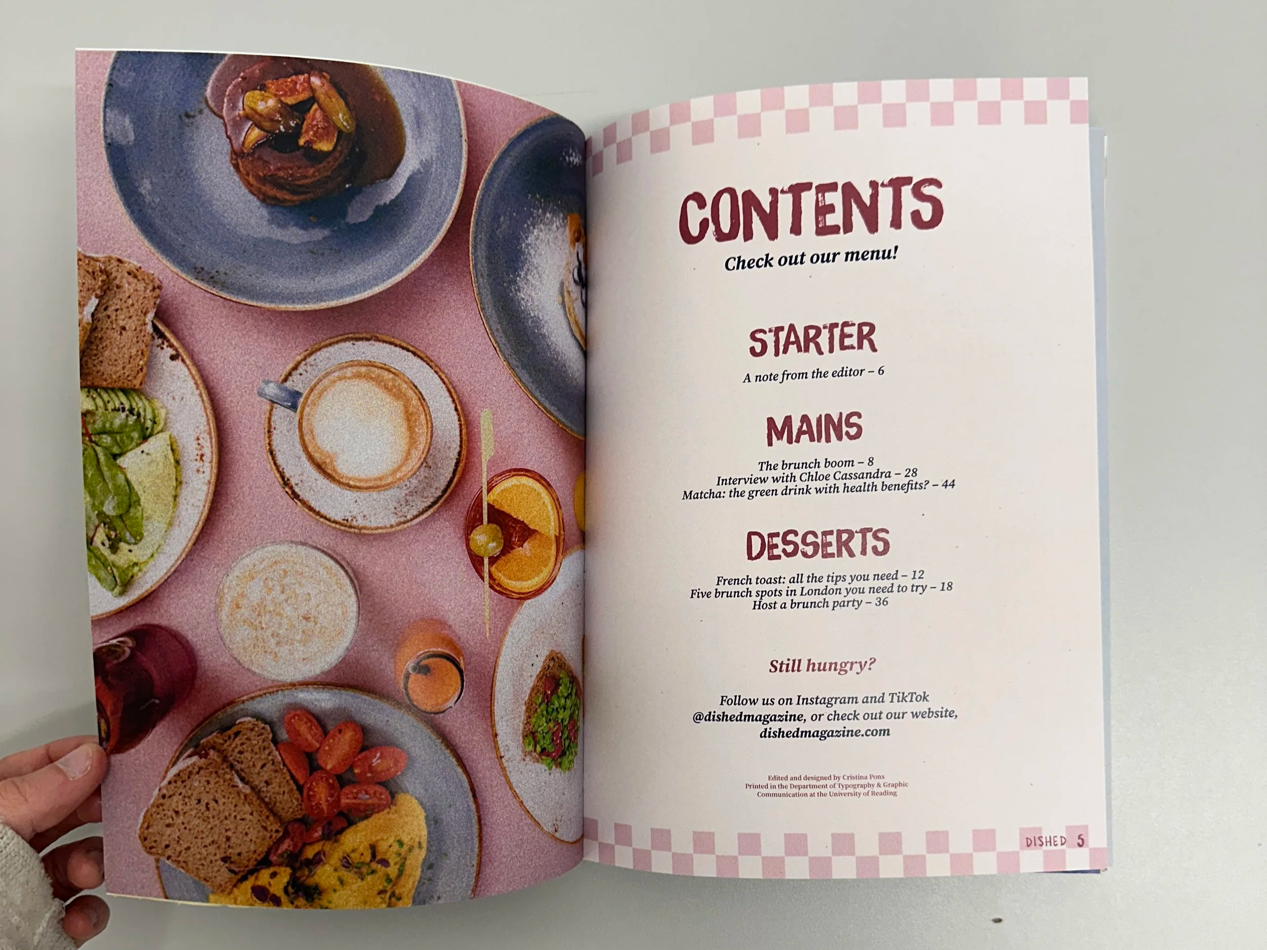 Contents page