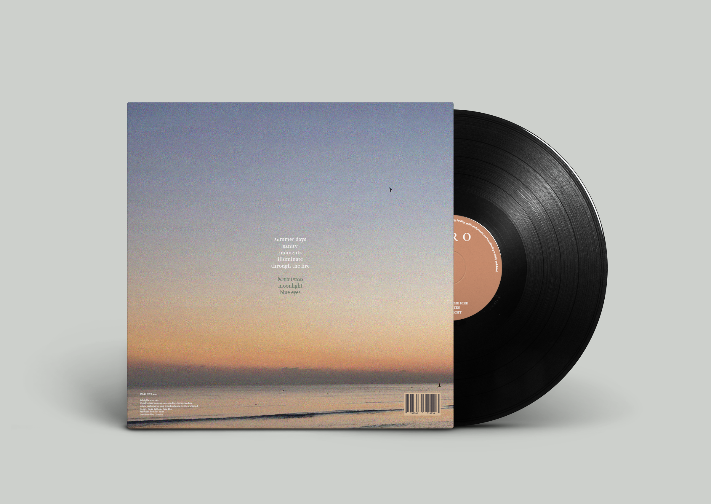 'elro' EP sleeve - back
