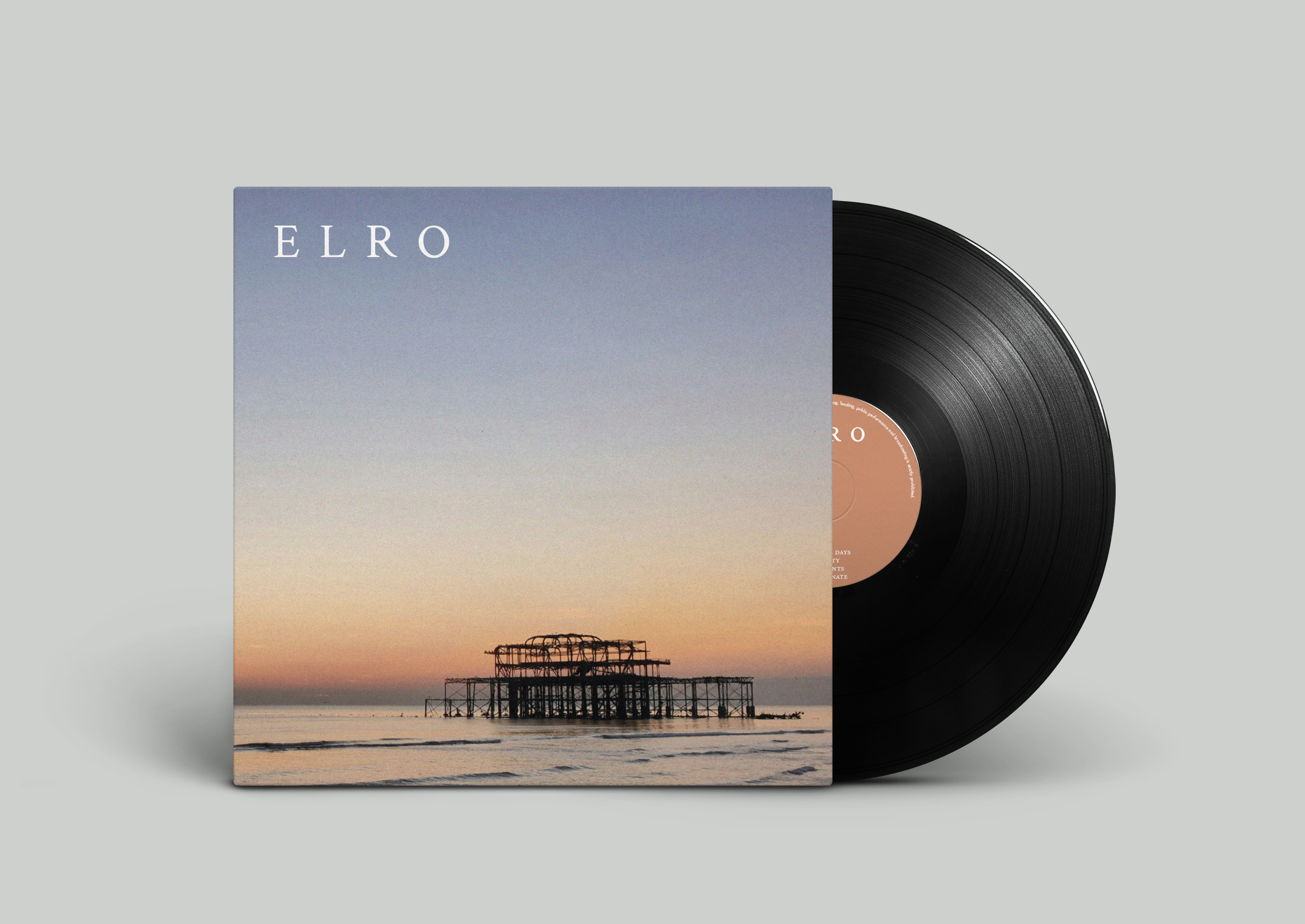 'elro' EP sleeve - front
