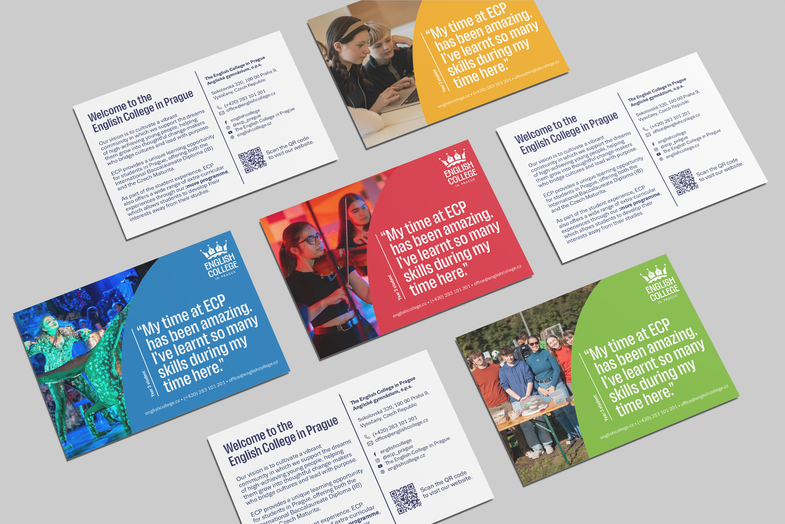 Postcards for prospective students