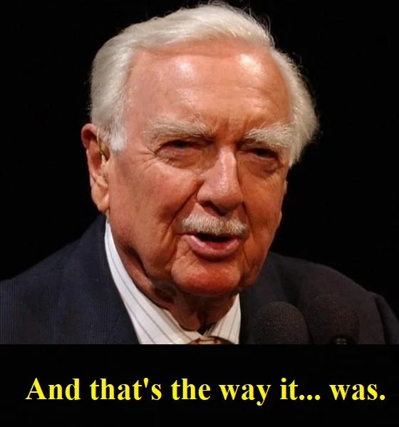 And That's the Way it.... Was: Retirement of Walter Cronkite and the death of the Fairness Doctrine