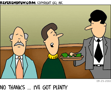 Take Pledge Card, Write Big Number, Move On.