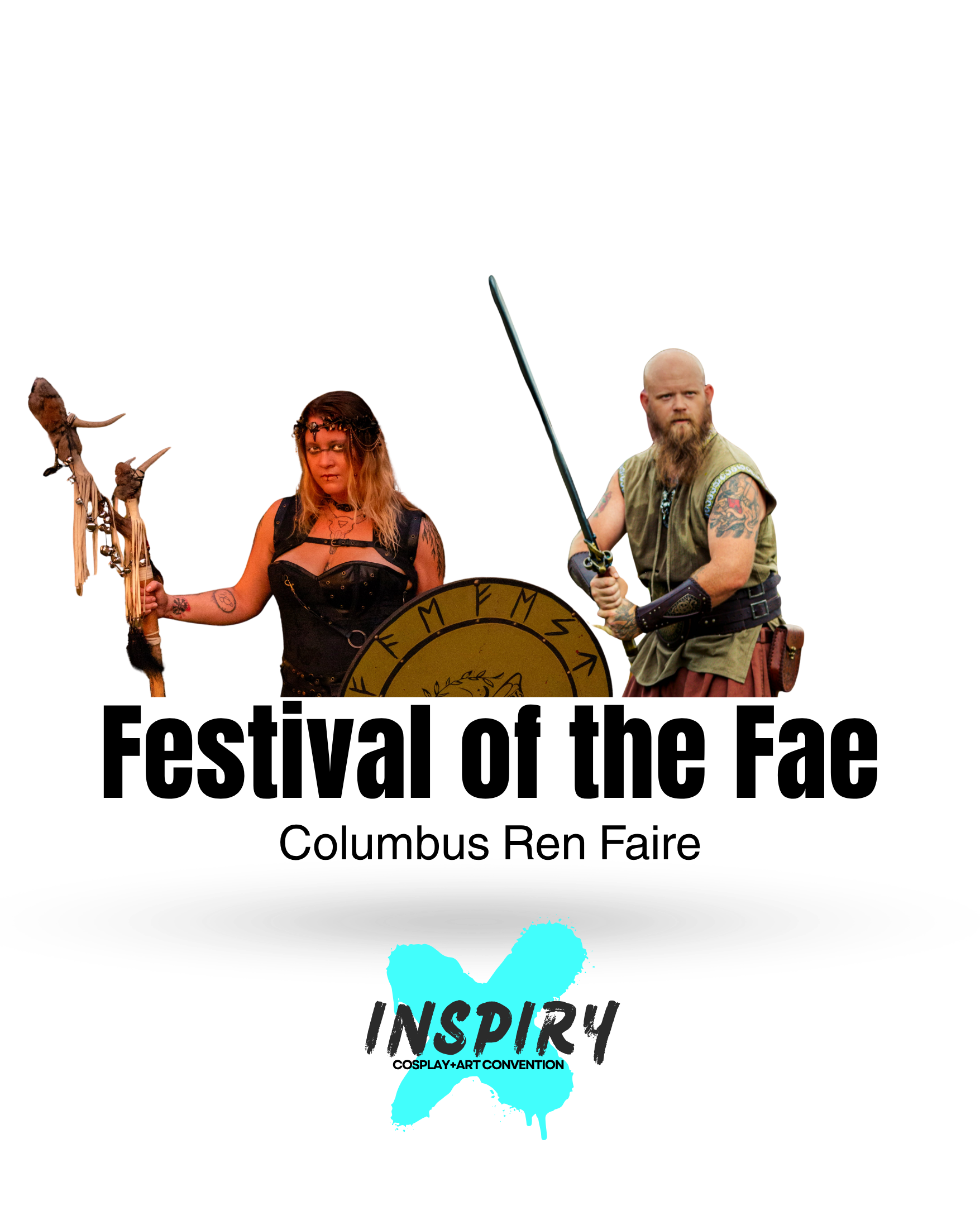 A photo of Festival of the Fae characters in original costumes