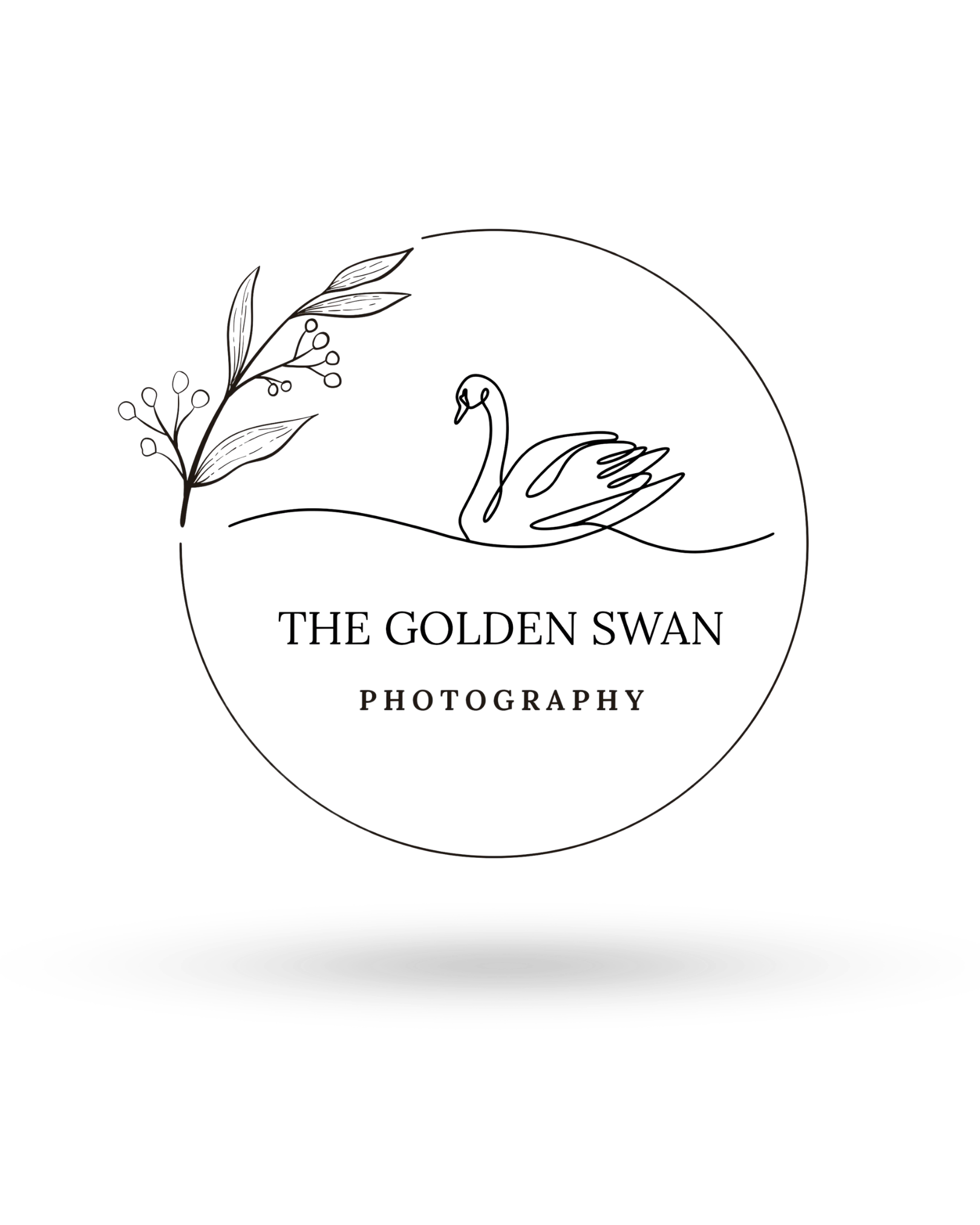 The official logo of The Golden Swan Photography brand