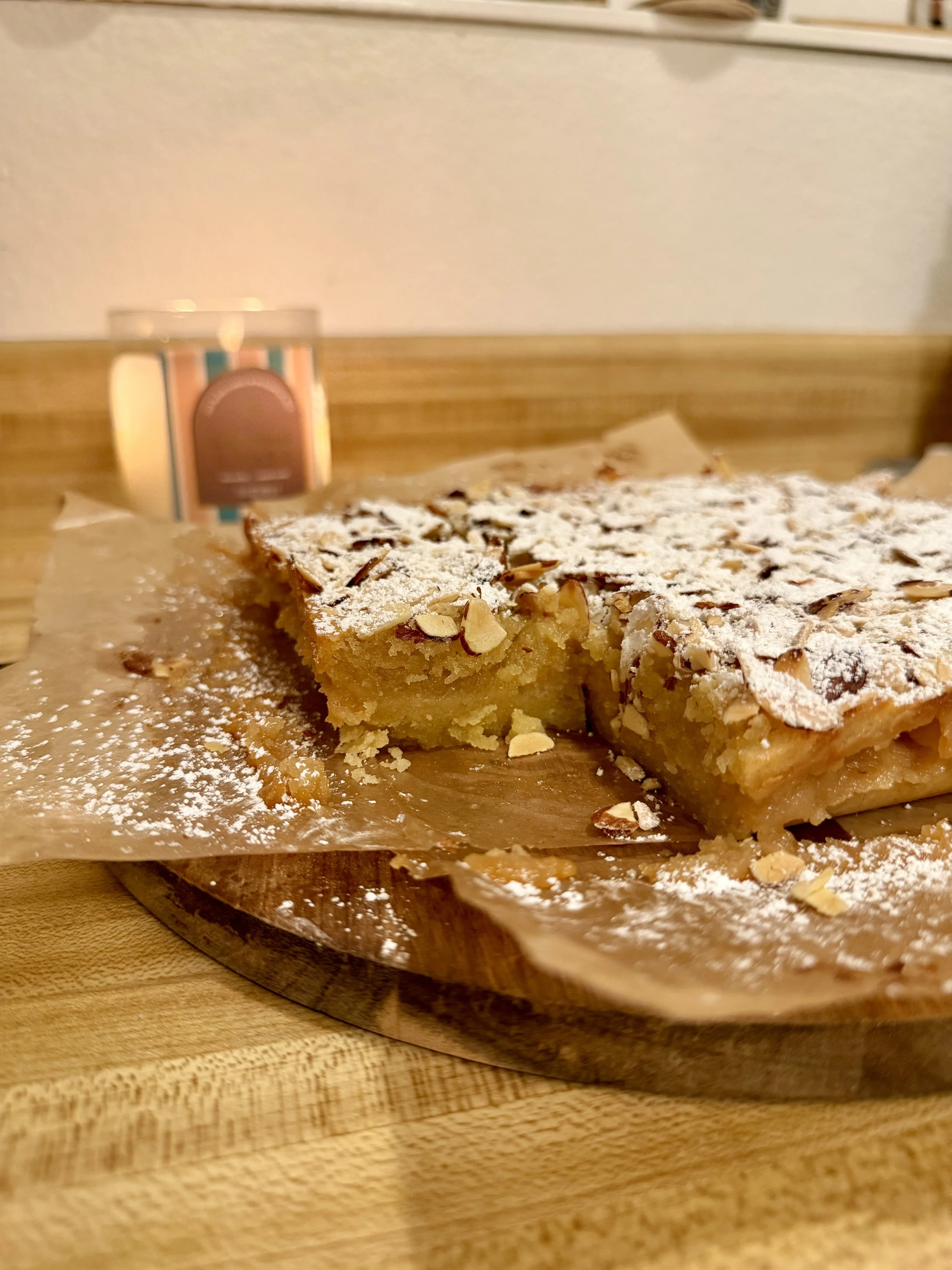 Chewy Almond Croissant Bars