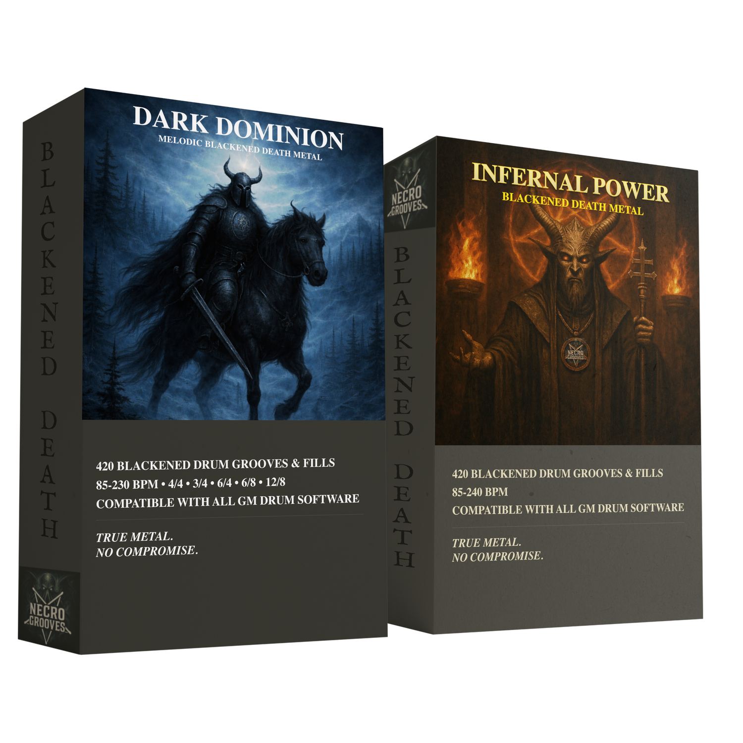 Blackened Death Metal MIDI Drum Pack – MEGA Bundle | Necro Grooves