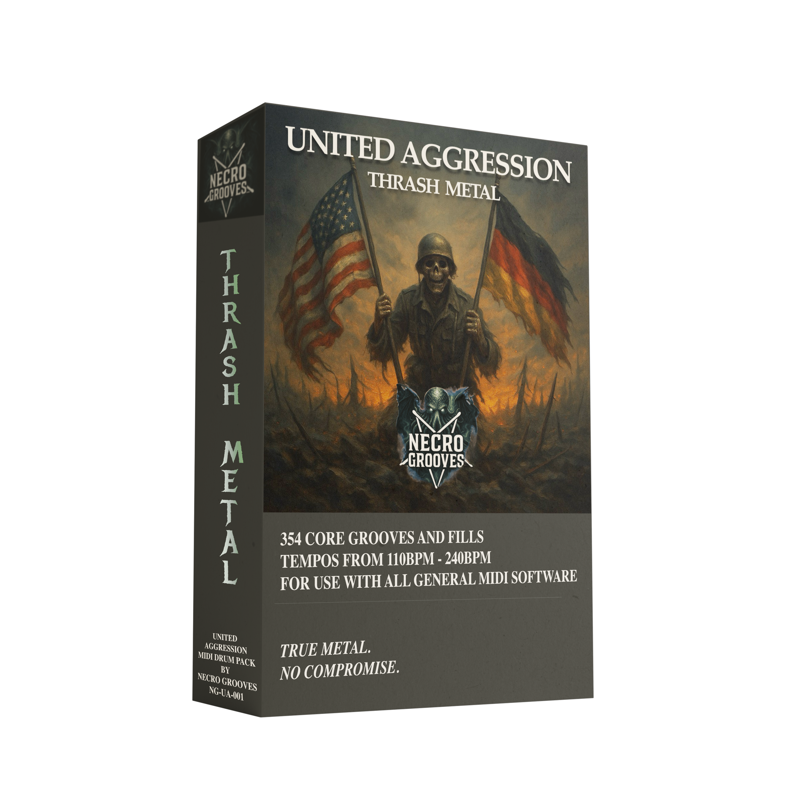 United Aggression | Thrash Metal MIDI Drum Groove Pack