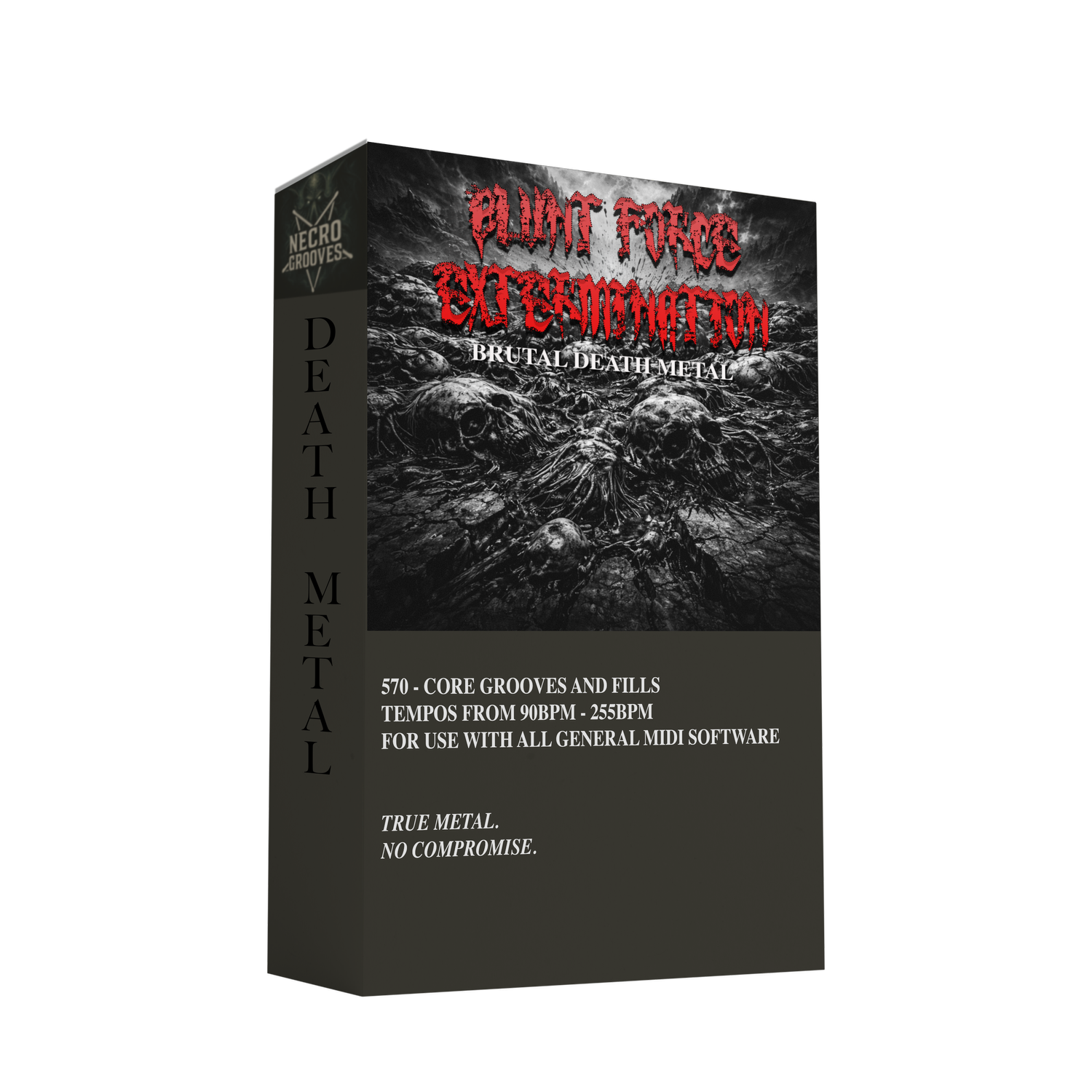 Blunt Force Extermination – Brutal Death Metal MIDI Drum Grooves