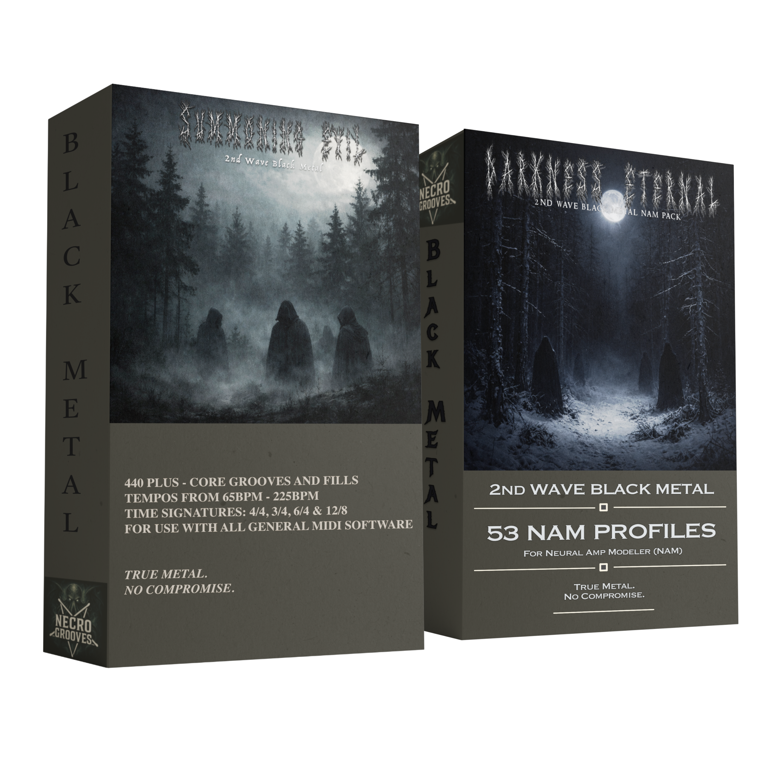 Summoning Darkness | Black Metal MIDI Drums & NAM Guitar Production Bundle