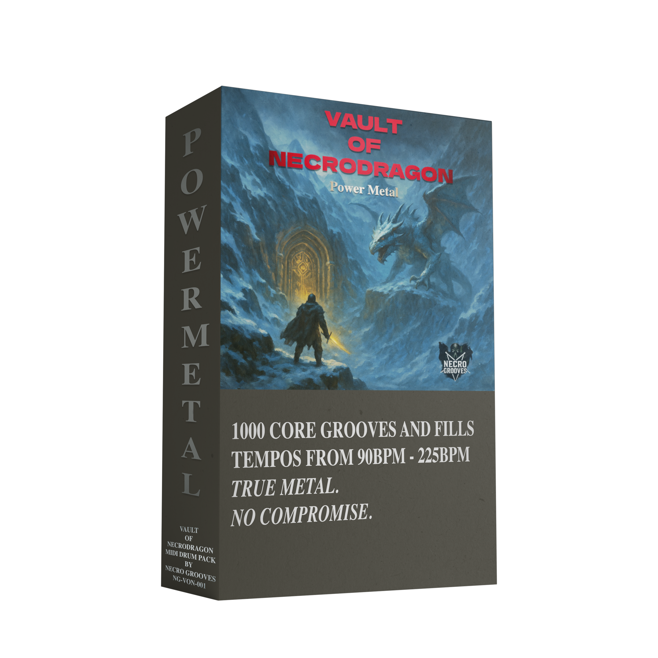 Vault of Necrodragon | Power Metal MIDI Drum Groove Pack