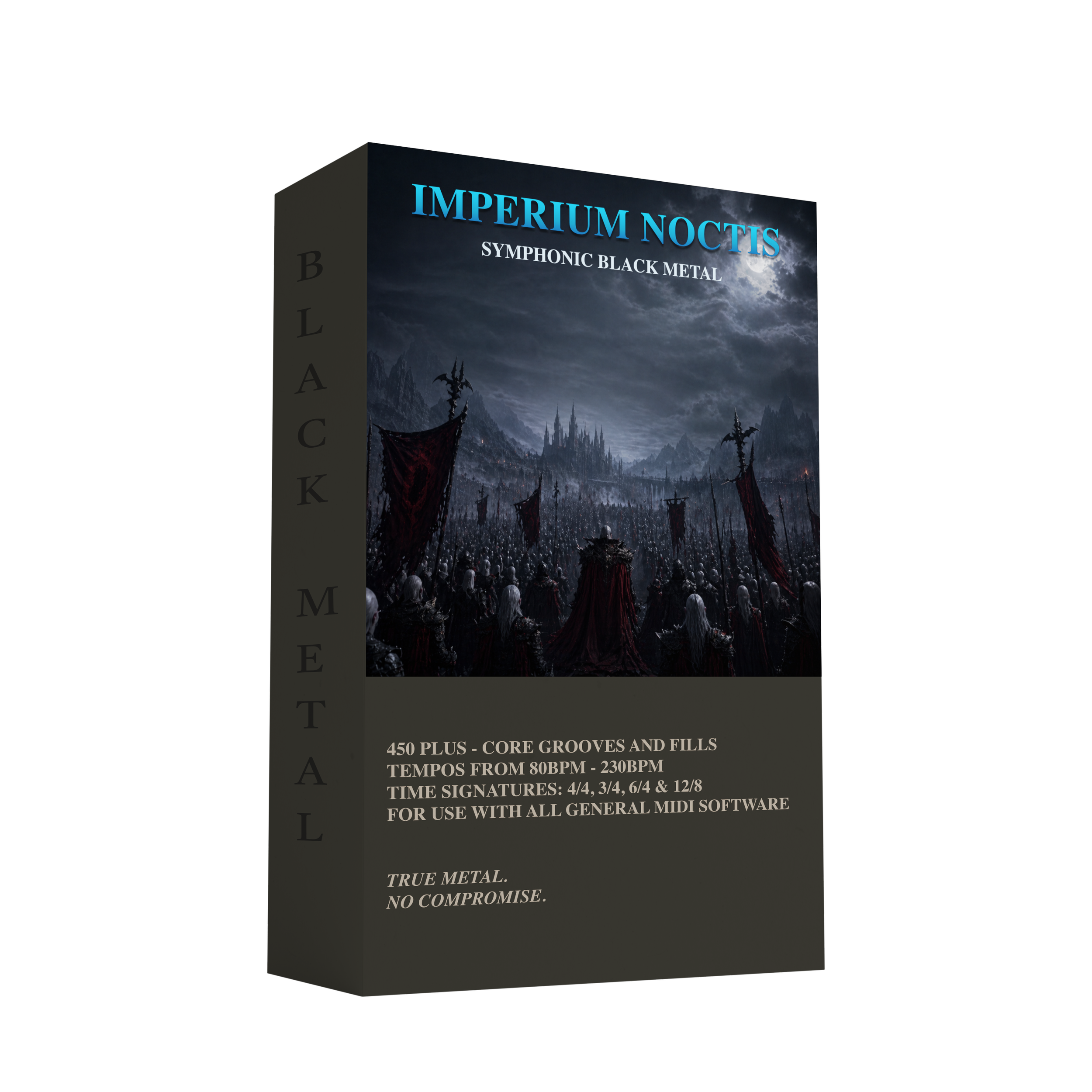 Imperium Noctis | Symphonic Black Metal MIDI Drum Groove Pack