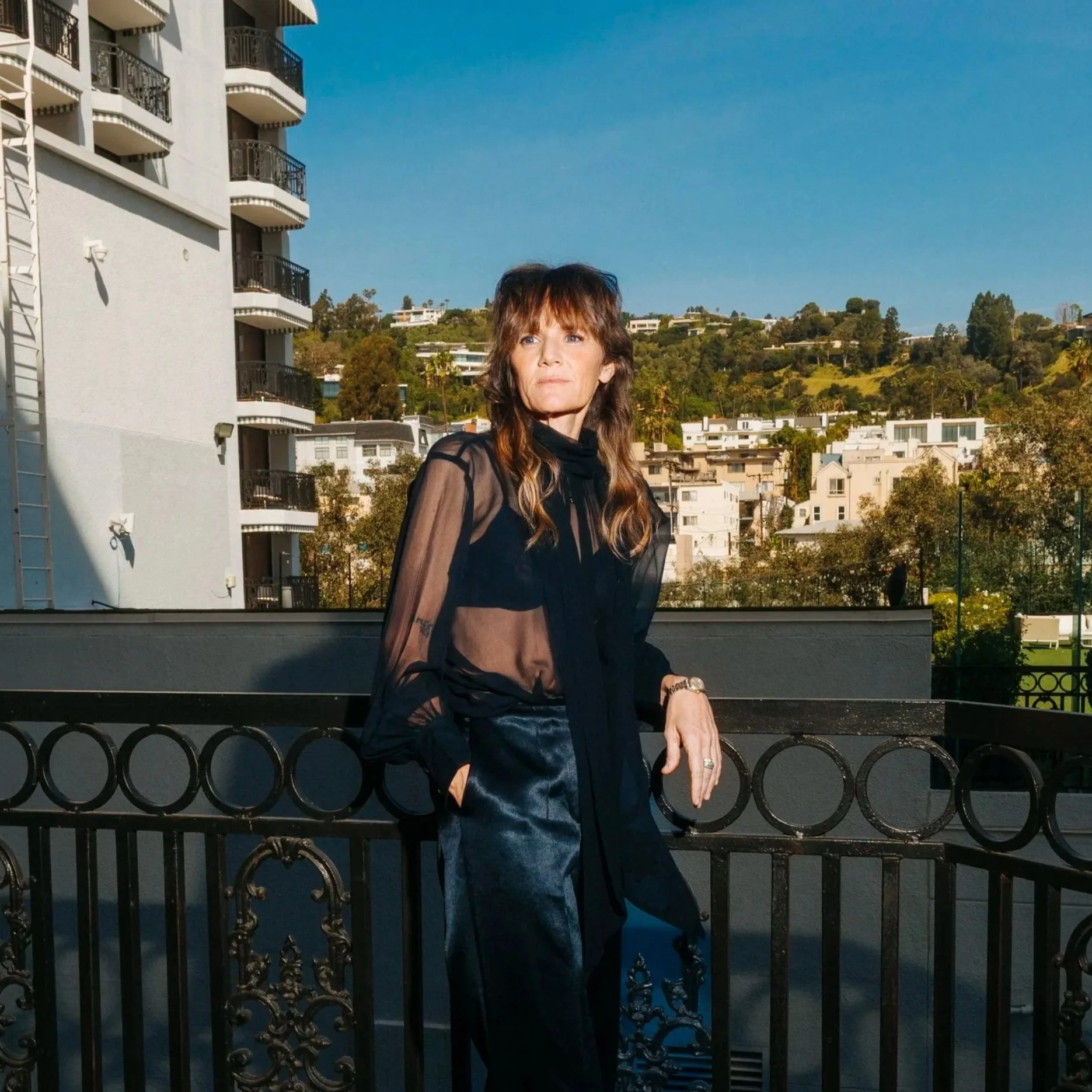 pre oscars with monique champagne