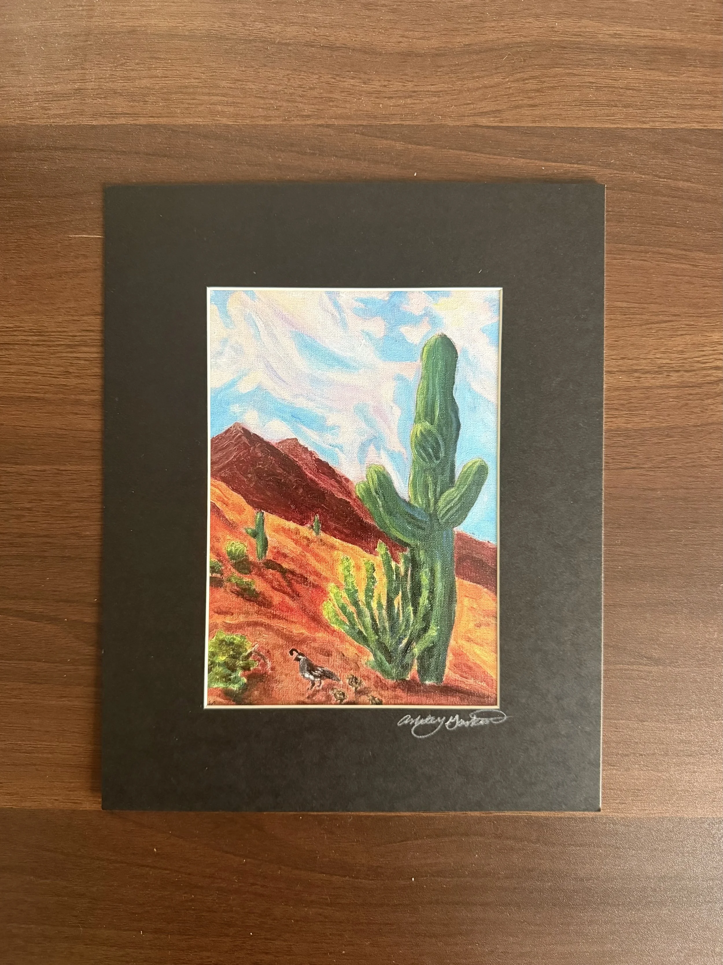 "Desert But Not Deserted"  Print