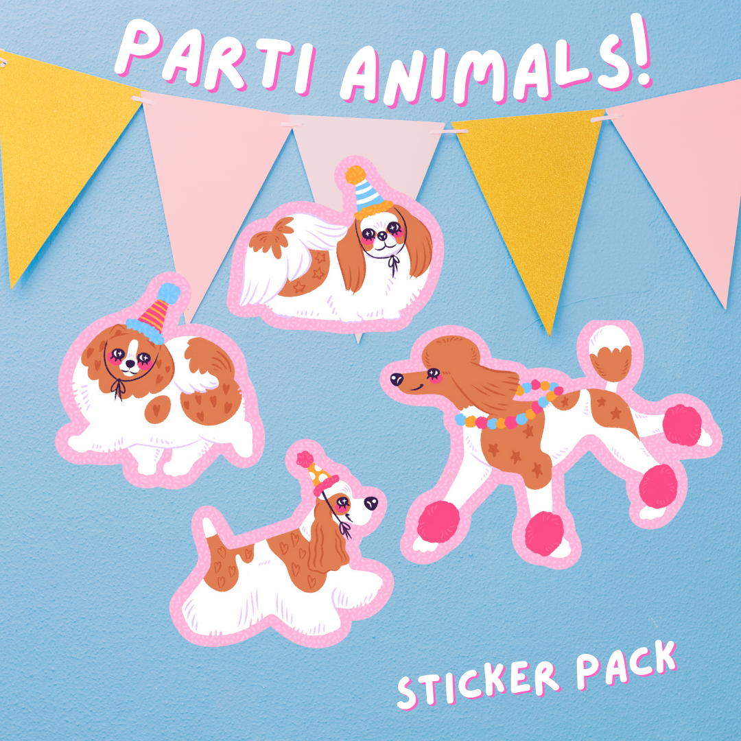 PARTI ANIMALS - Sticker Set
