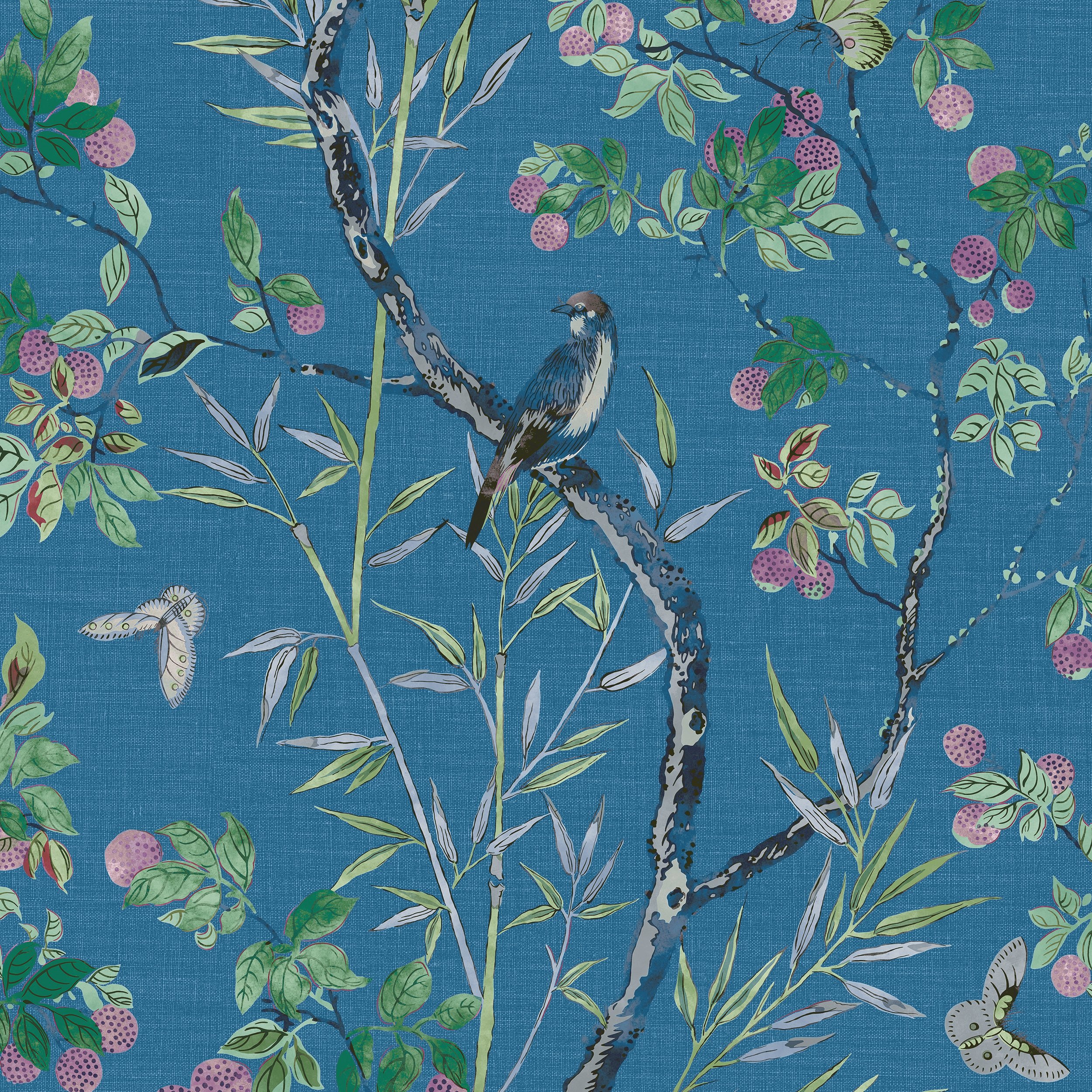 Claire | Blue | Botanical | T42008