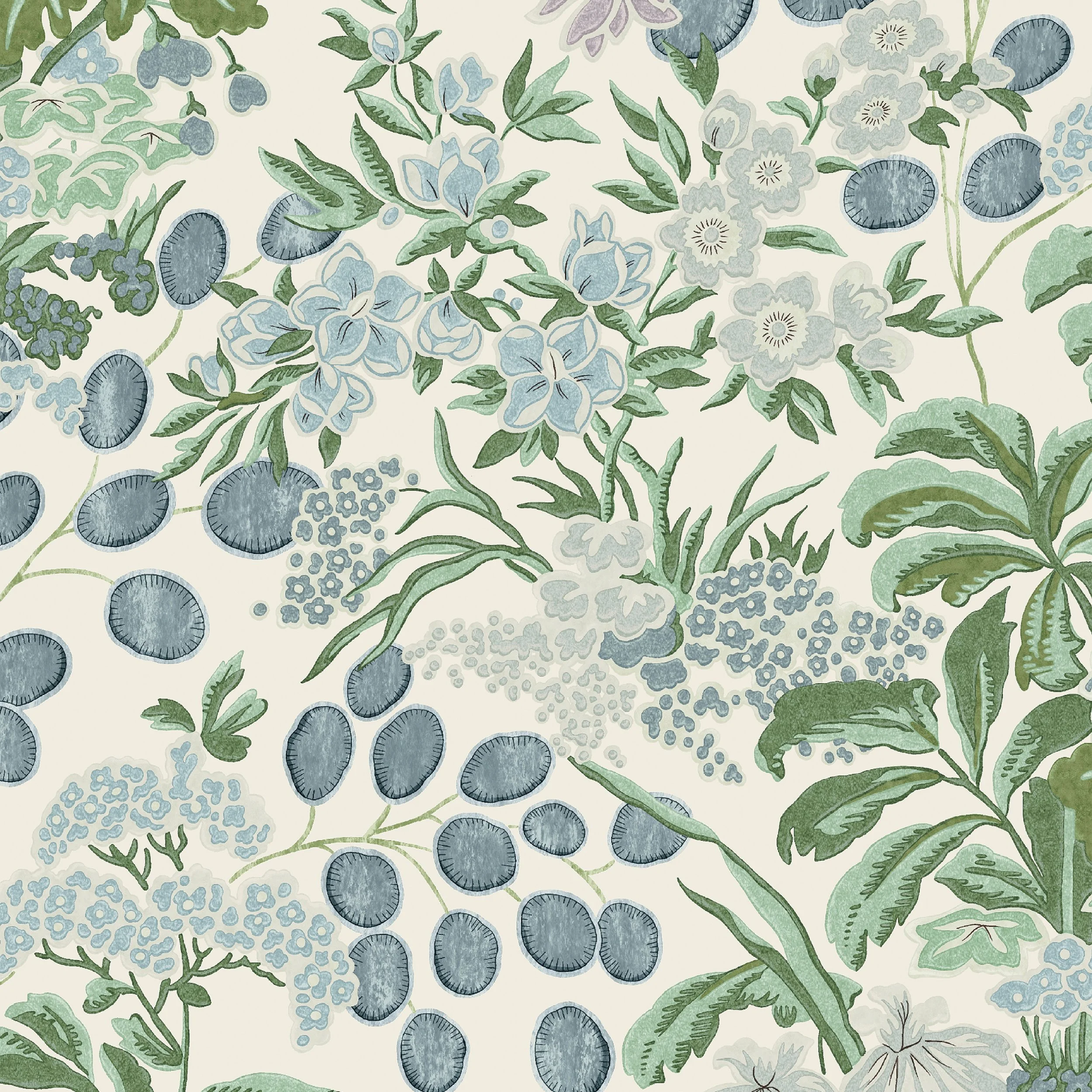 Meadow | Blue | Botanical | T42038
