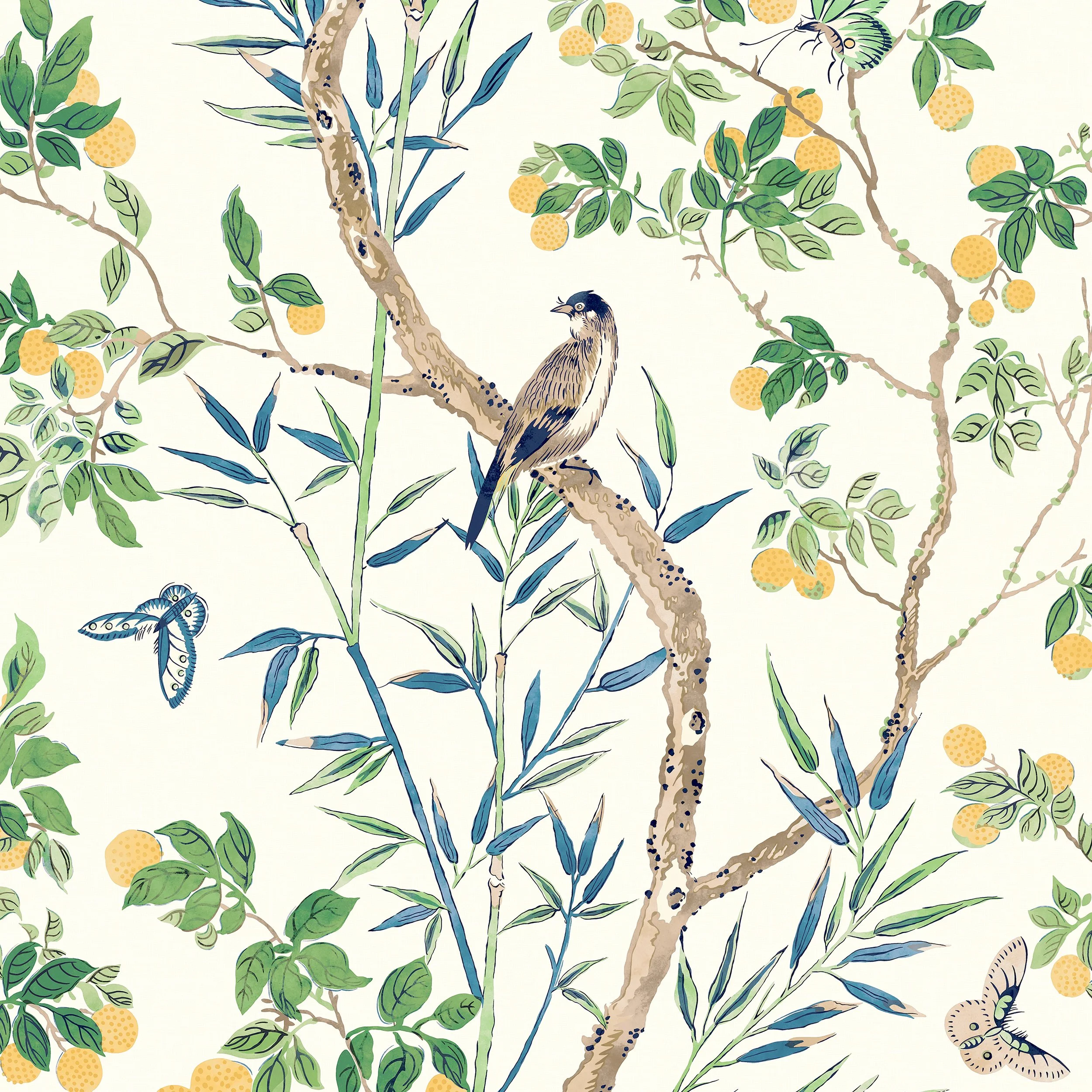 Claire | Yellow | Botanical | T42013