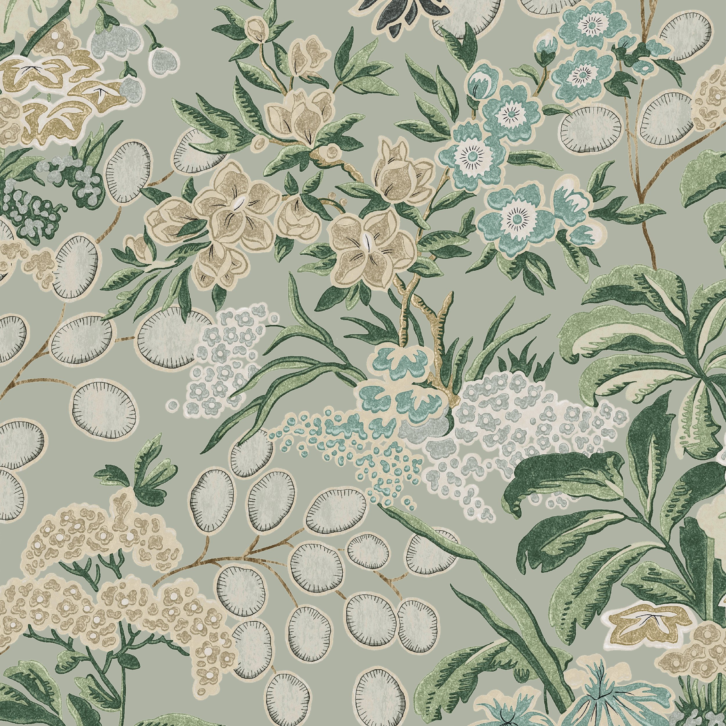 Meadow | Green | Botanical | T42039